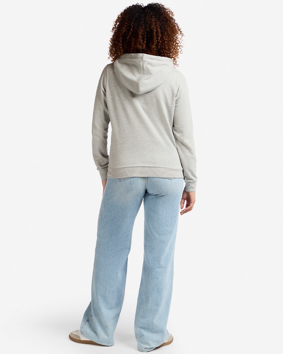 LFC Womens Liverbird Hoody Grey - Image 4
