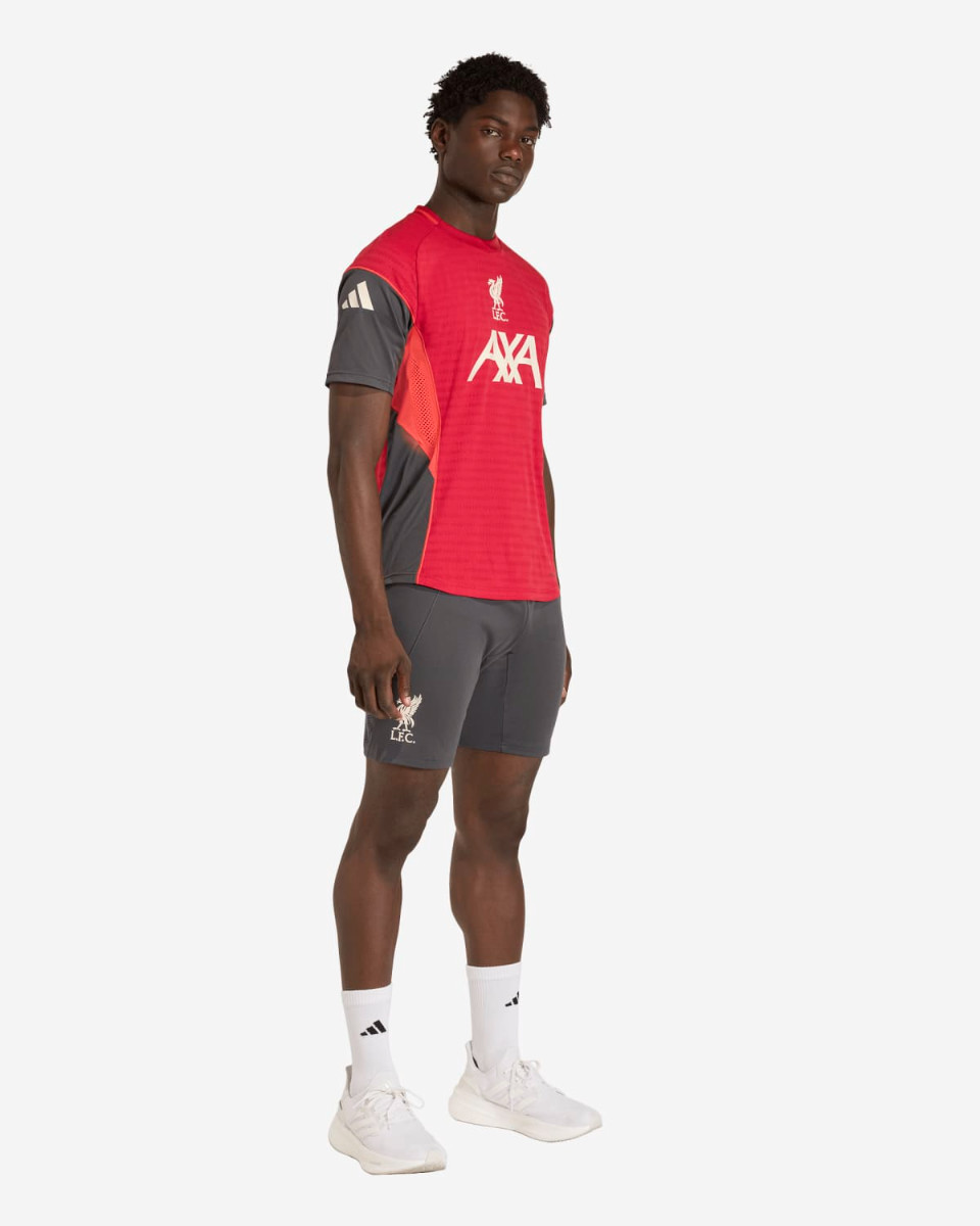 LFC adidas Mens 25/26 Short Sleeve Pro Top Red - Image 3