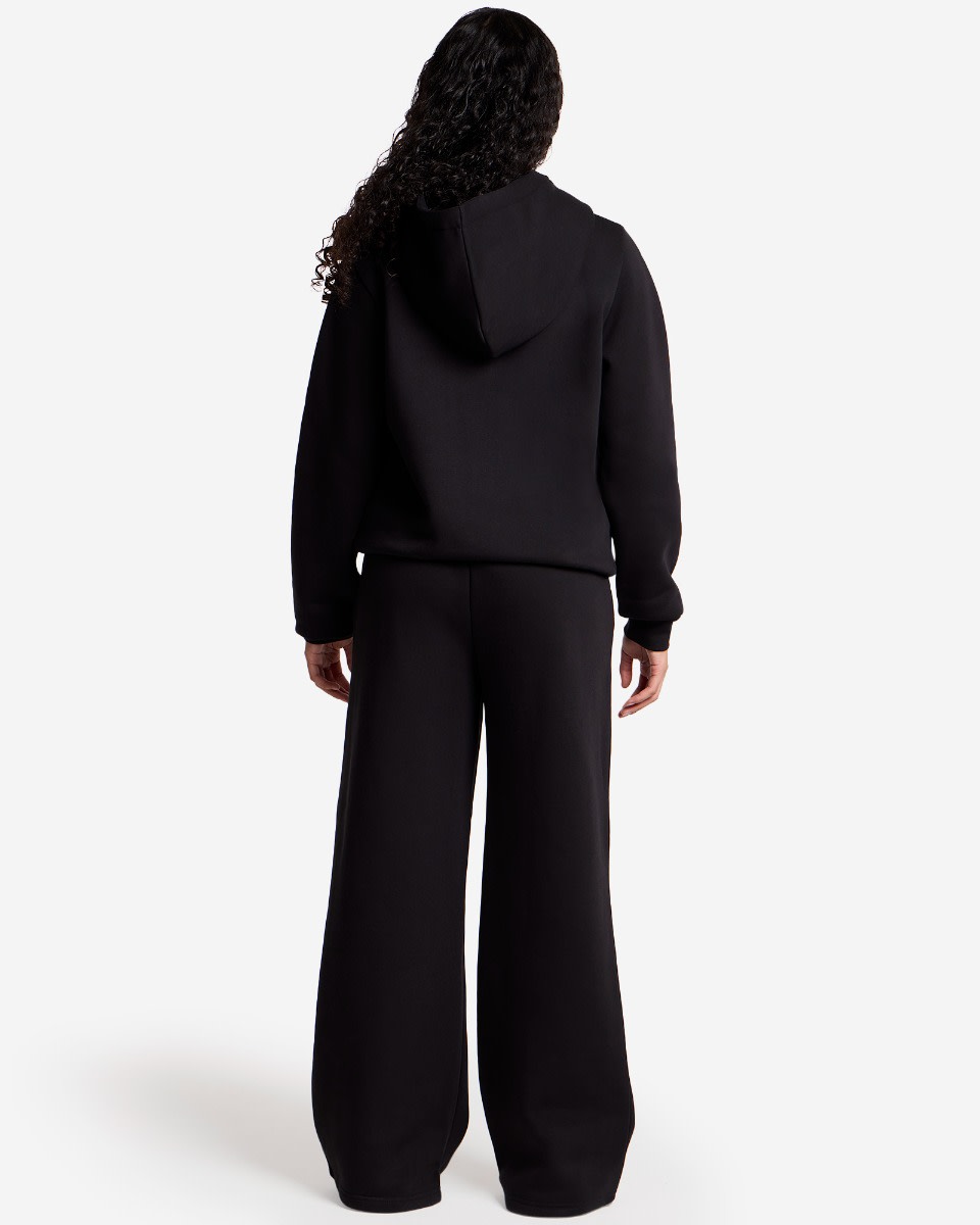 LFC Womens Wide Jog Pants Black - Image 2