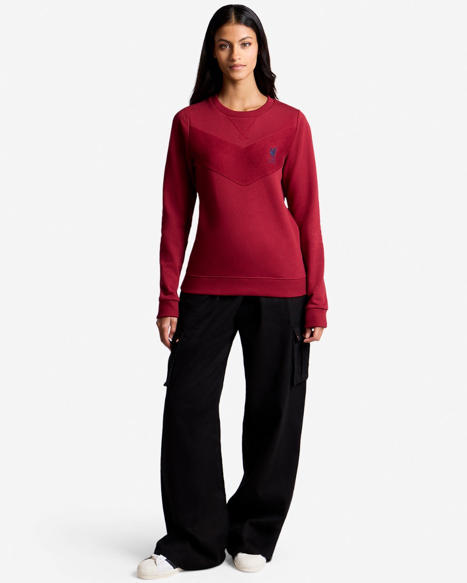LFC Womens Ruby Reverse Crew Neck Sweatshirt - Image 3