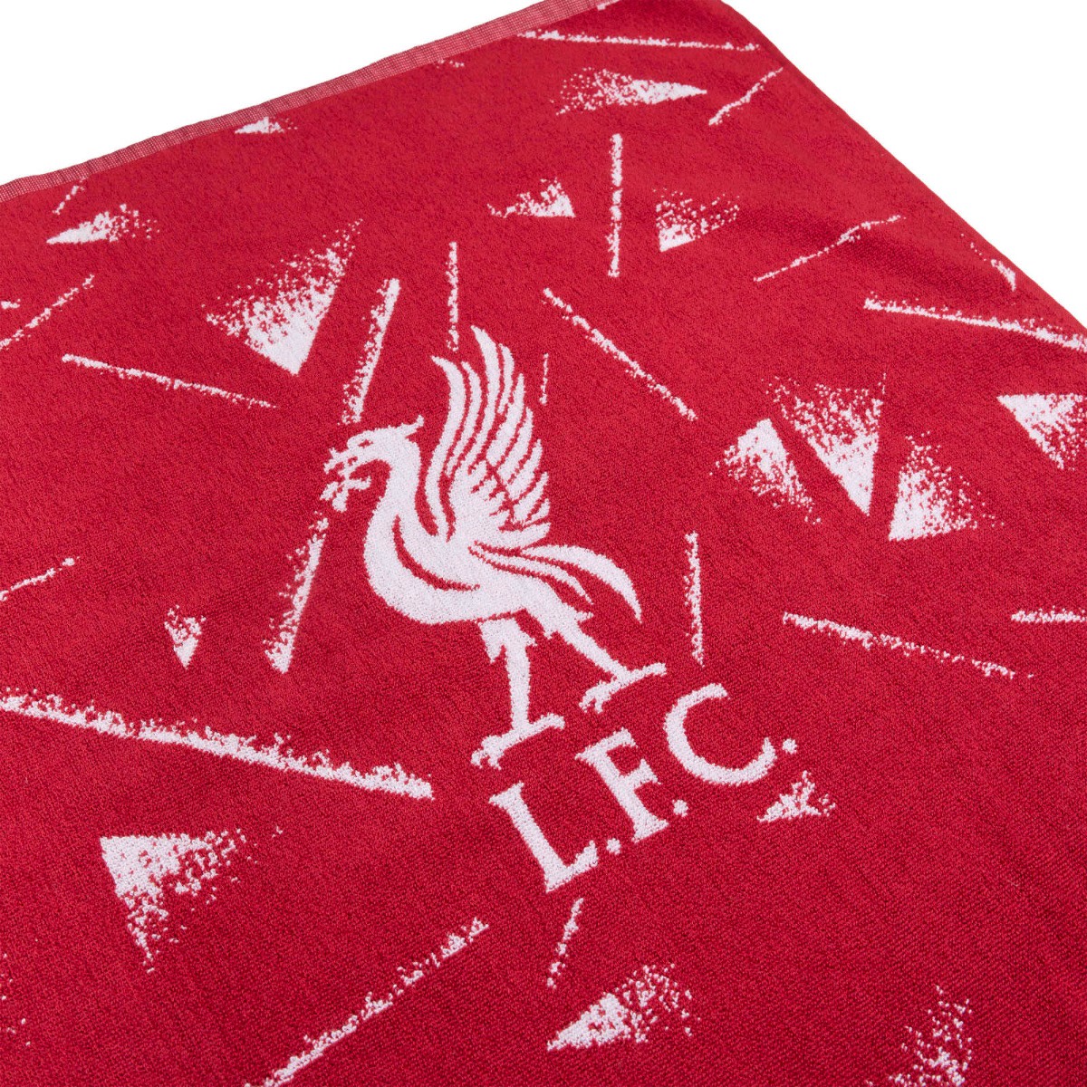 LFC 阿迪达斯大号沙滩巾 Active Maroon & White - Image 1