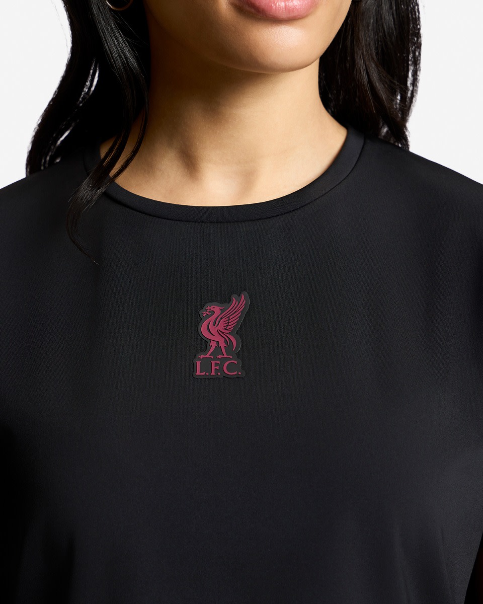 เสื้อยืดป้ายผู้หญิง LFC สีดำ - Image 2