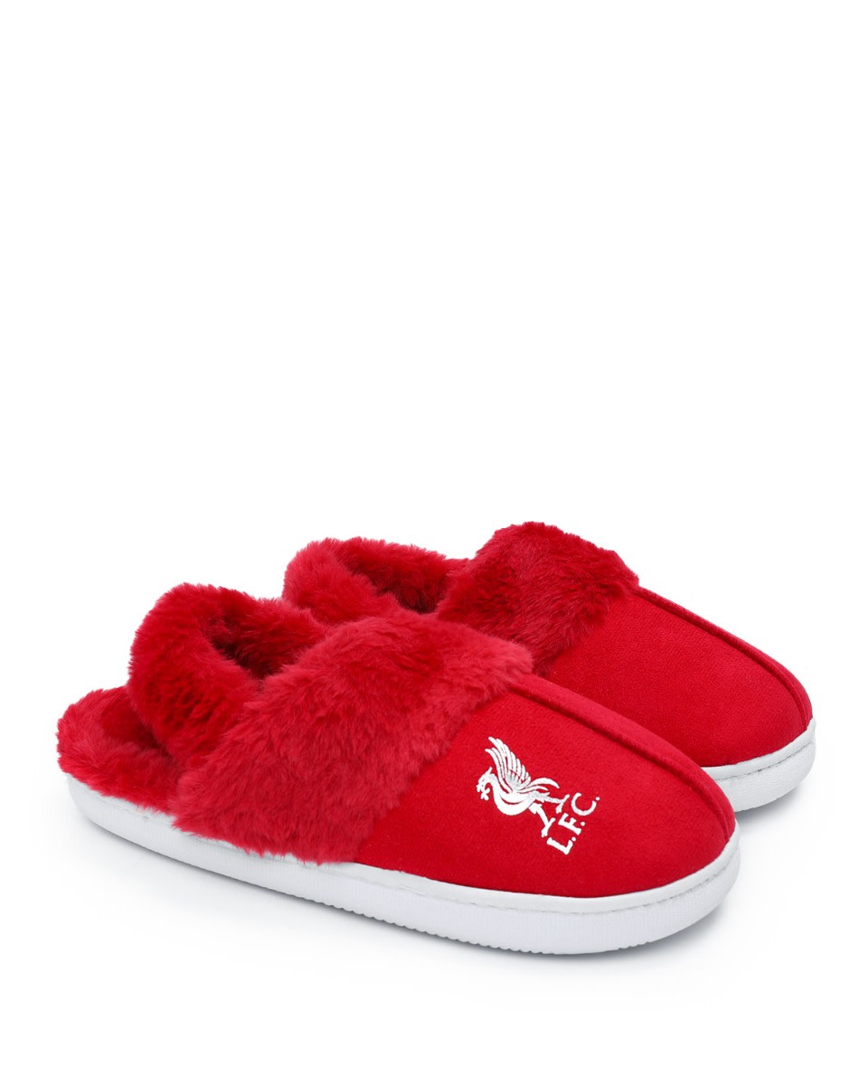 LFC Juniors Girls Slingback Slippers Red - Image 1