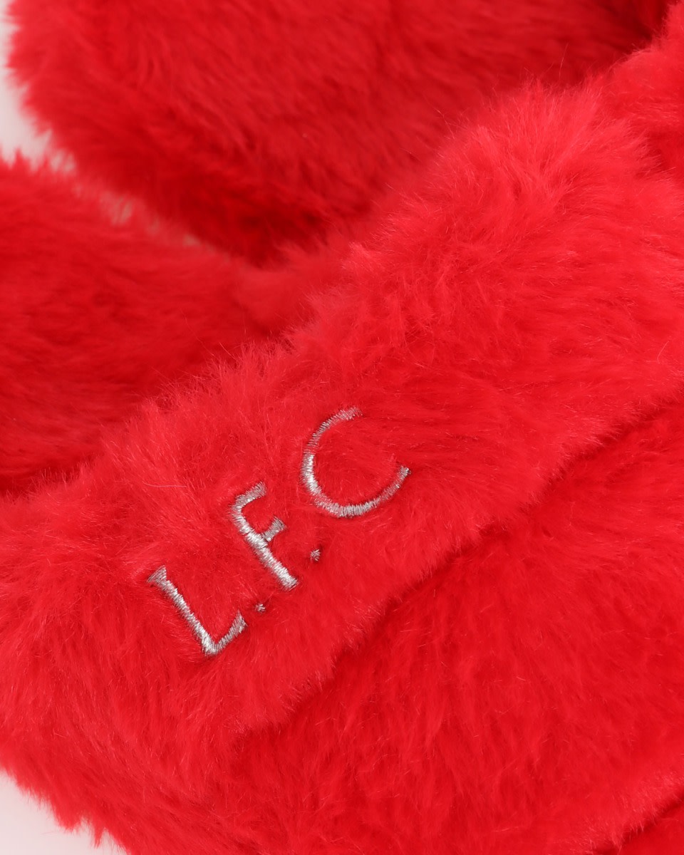 LFC Juniors Girls Mule Slippers Red - Image 3