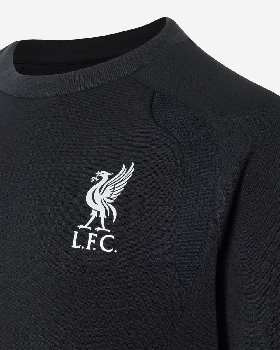 LFC adidas Youth Tiro Travel Crewneck Tröja Svart - Image 3