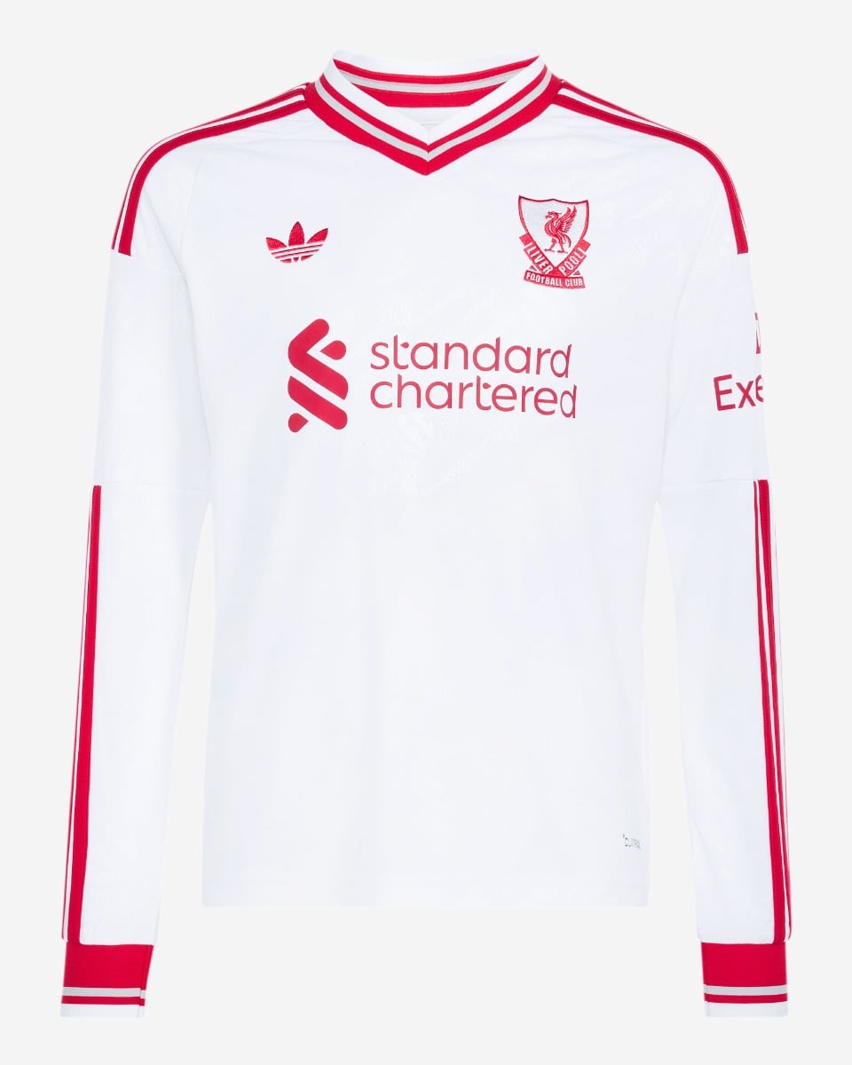  Liverpool FC 長袖シャツ　L size LFC adidas Youth 26/27 Long Sleeve Away Jersey | Liverpool FC