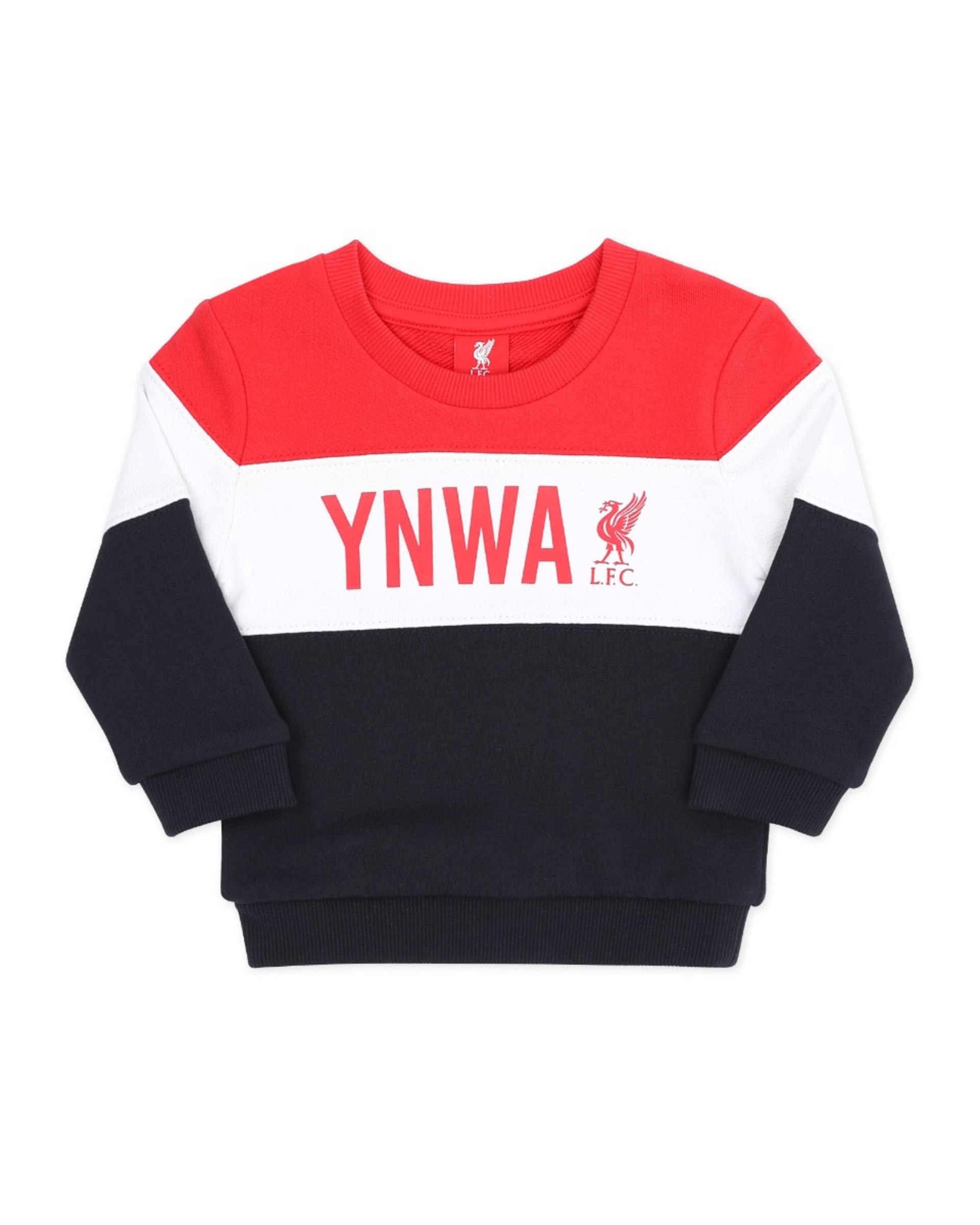 Set de jogging LFC Baby Panel rojo, blanco y azul marino - Image 2