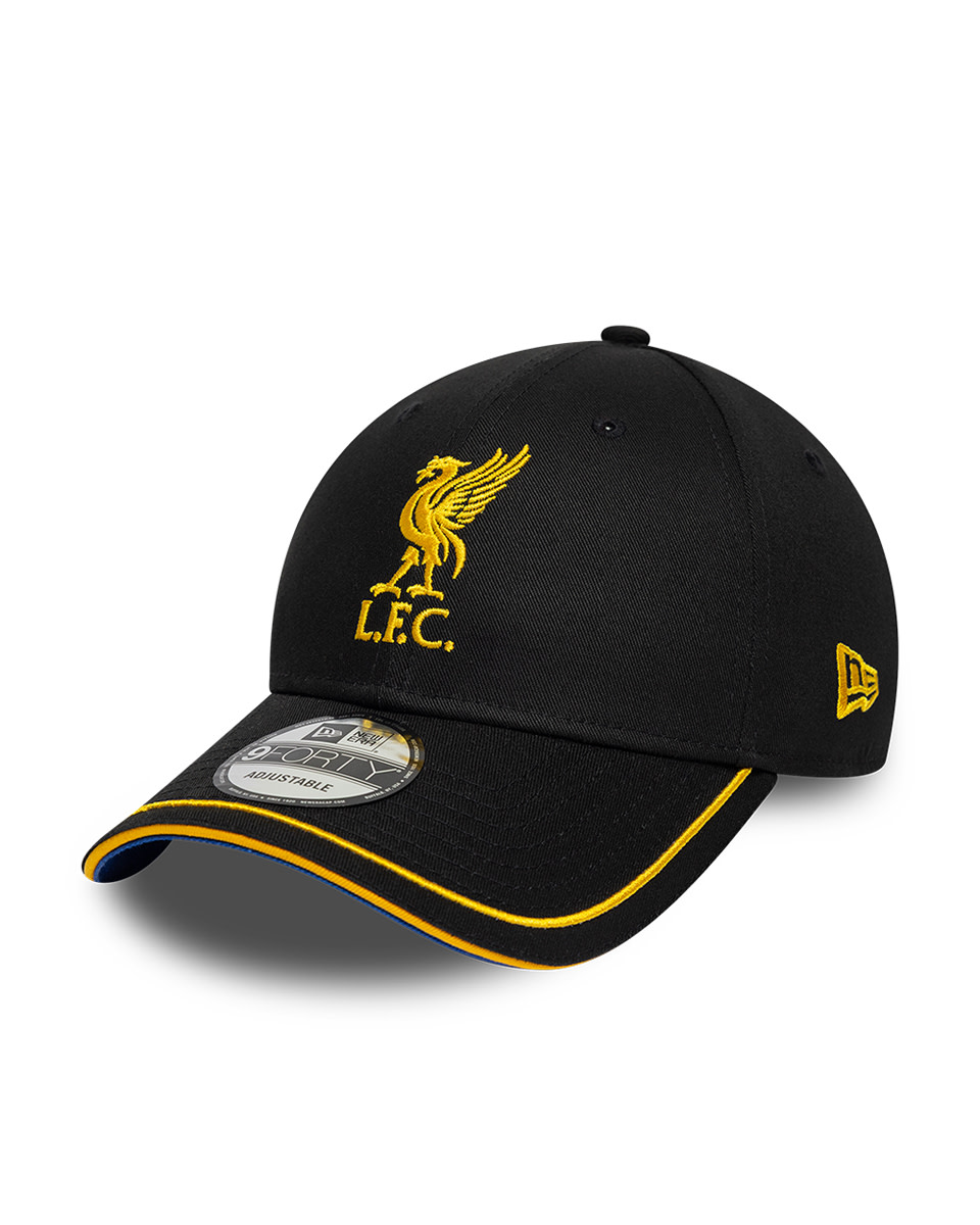 LFC New Era Adults Sweden 9FORTY Cap Black - Image 3