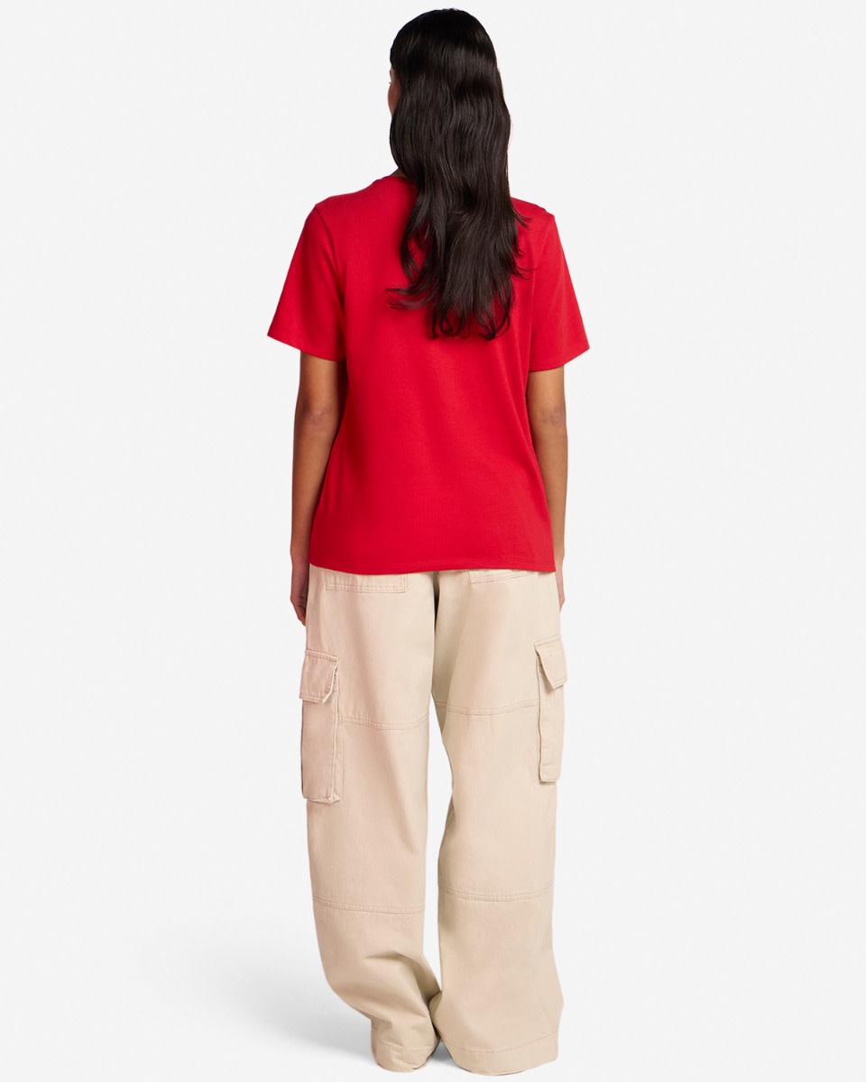 LFC Stitch Tee för kvinnor Röd - Image 4