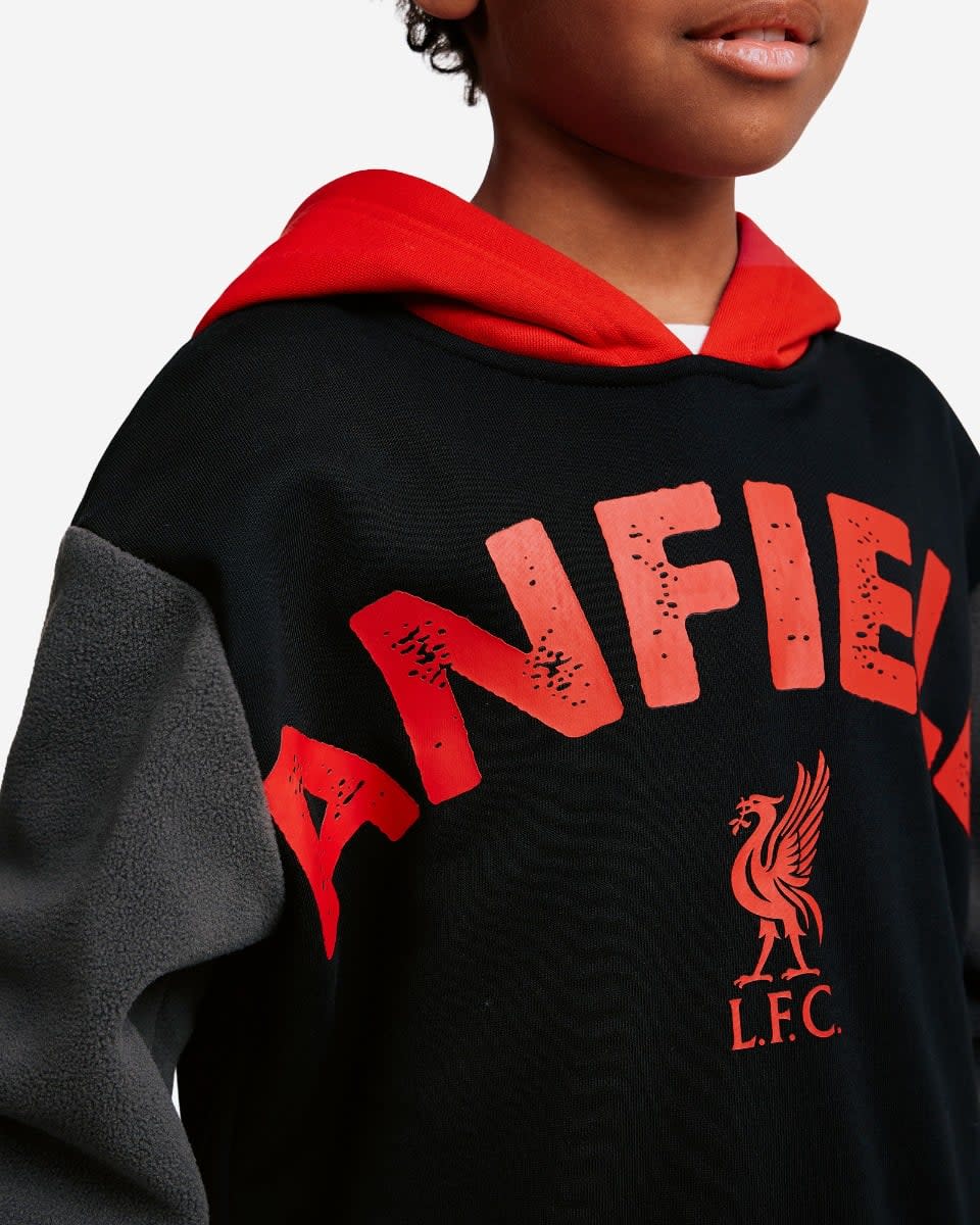 LFC Infants Panelled Sweat Fleece Black - Image 2