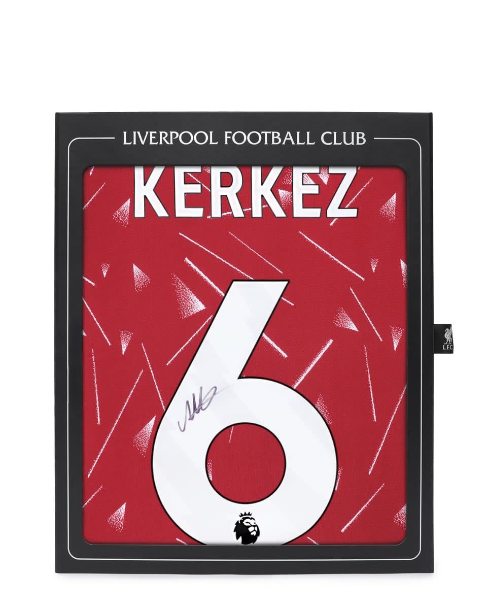 LFC Signed 26/27 Kerkez Boxed Shirt - Image 1