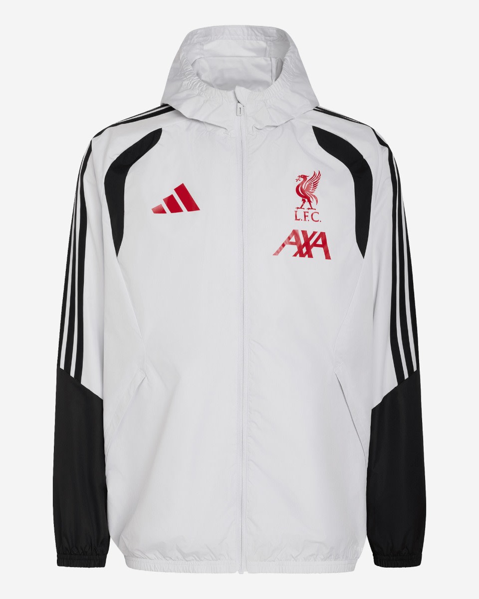 LFC 아디다스 남성용 26/27 티로 전천후 재킷 대시 그레이 - Image 2