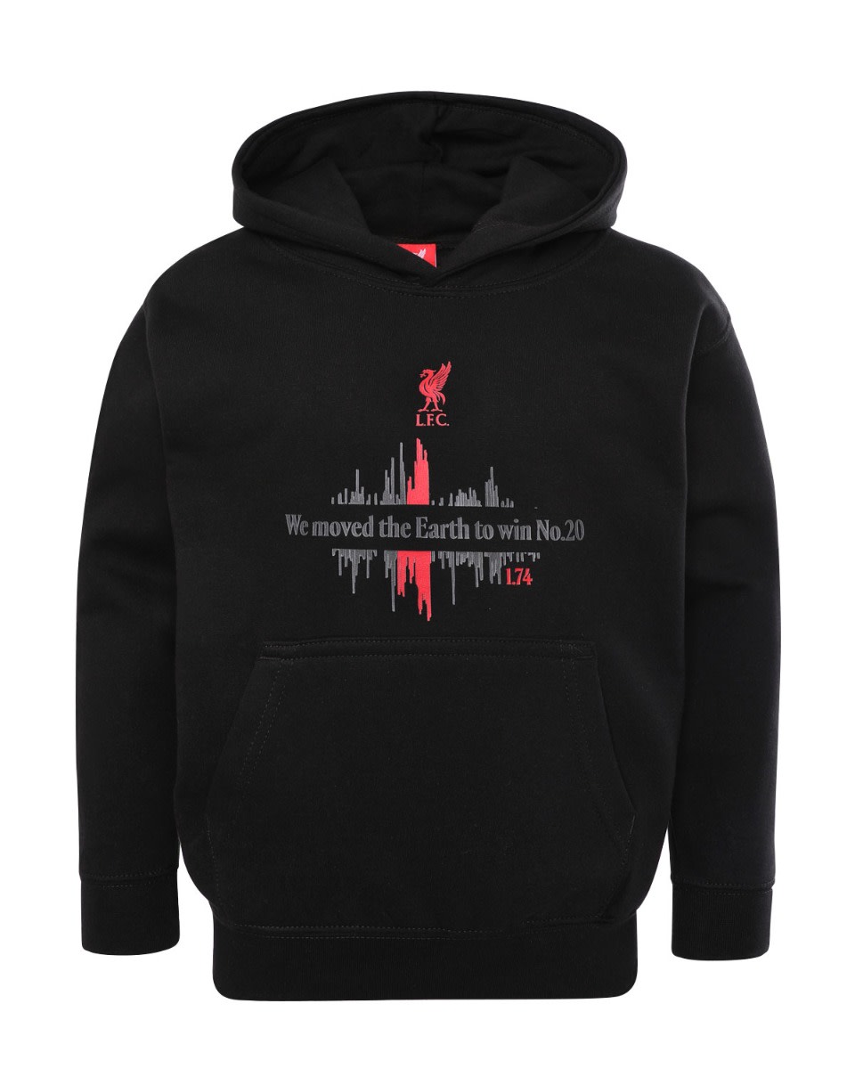 LFC Juniors Richter Scale Hoodie Black - Image 1