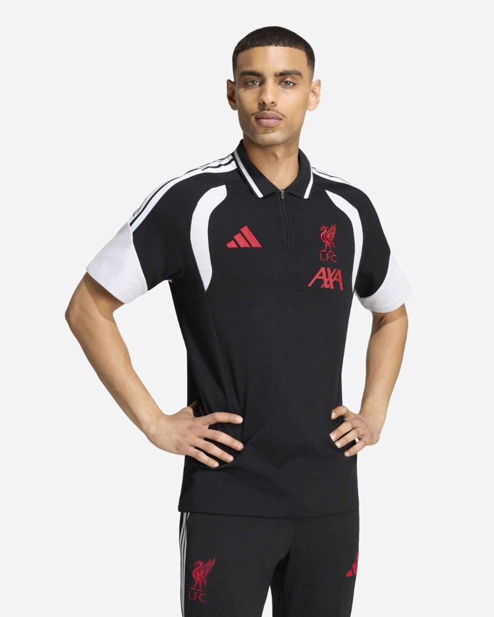LFC 阿迪达斯男士 26/27 Tiro Polo 黑色 - Image 1