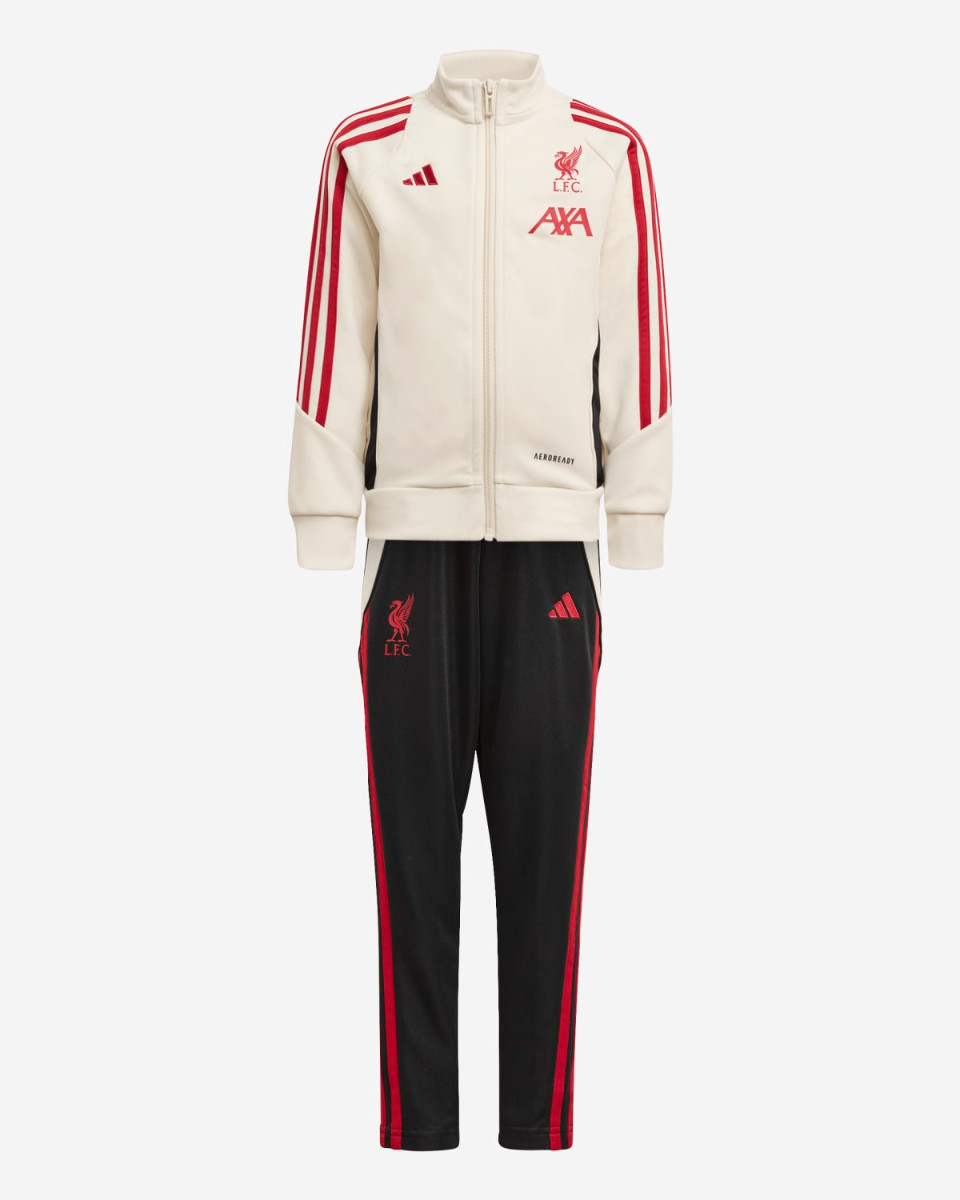 LFC adidas Little Kids 25/26 Innenriks Treningsdrakt Hvit - Image 1