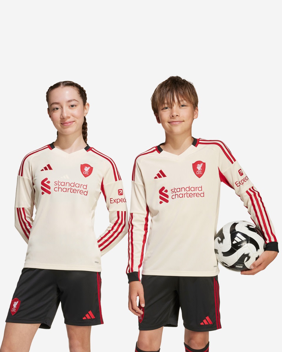 LFC adidas Youth Away Long Sleeve Jersey - Image 1
