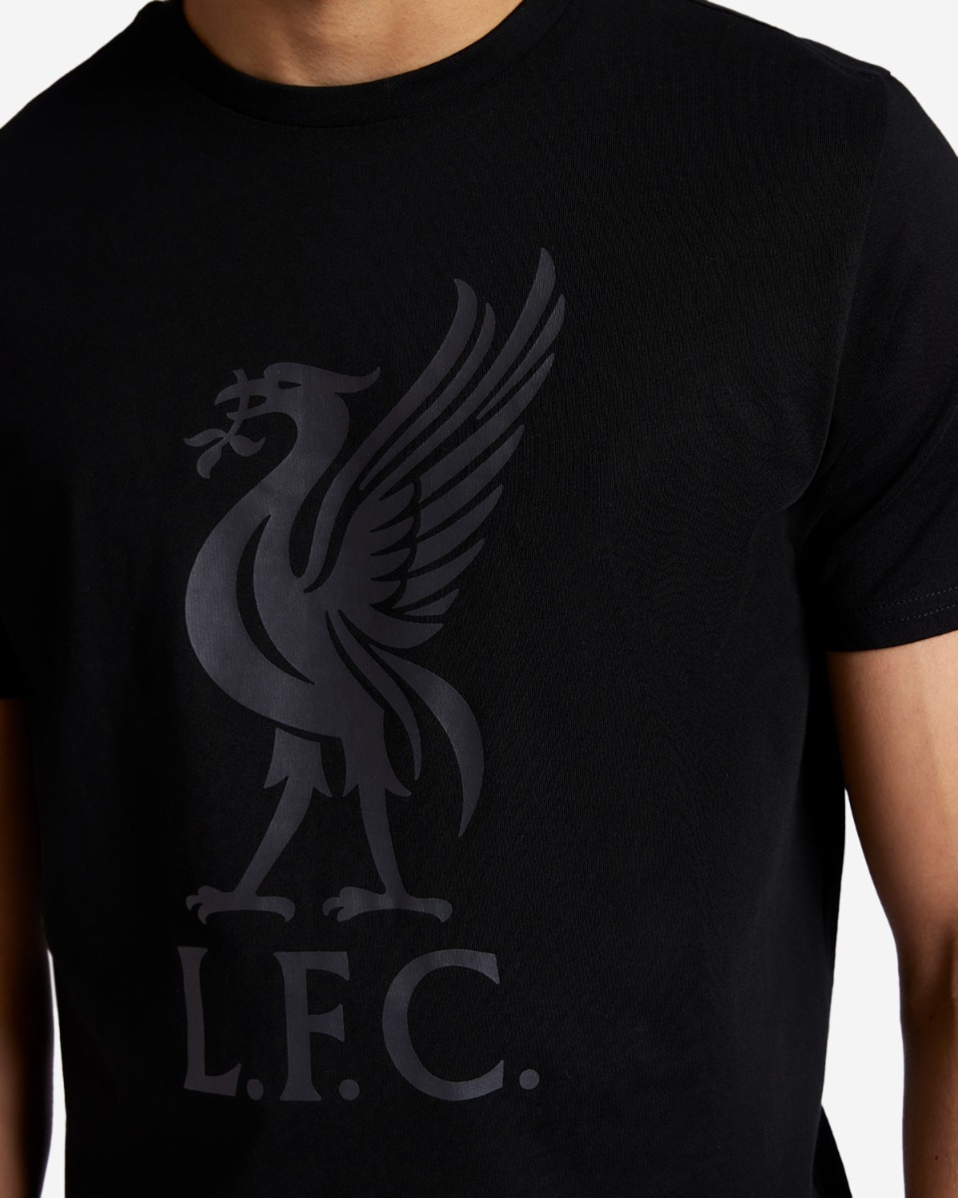 เสื้อยืดสีดำ LFC สำหรับผู้ใหญ่ ลิเวอร์เบิร์ด - Image 3