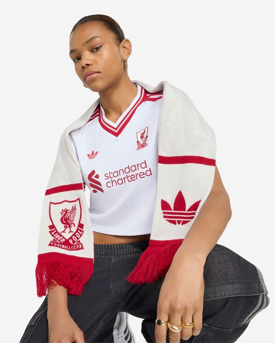 LFC adidas Womens 26/27 Cropped Away Jersey - Image 3