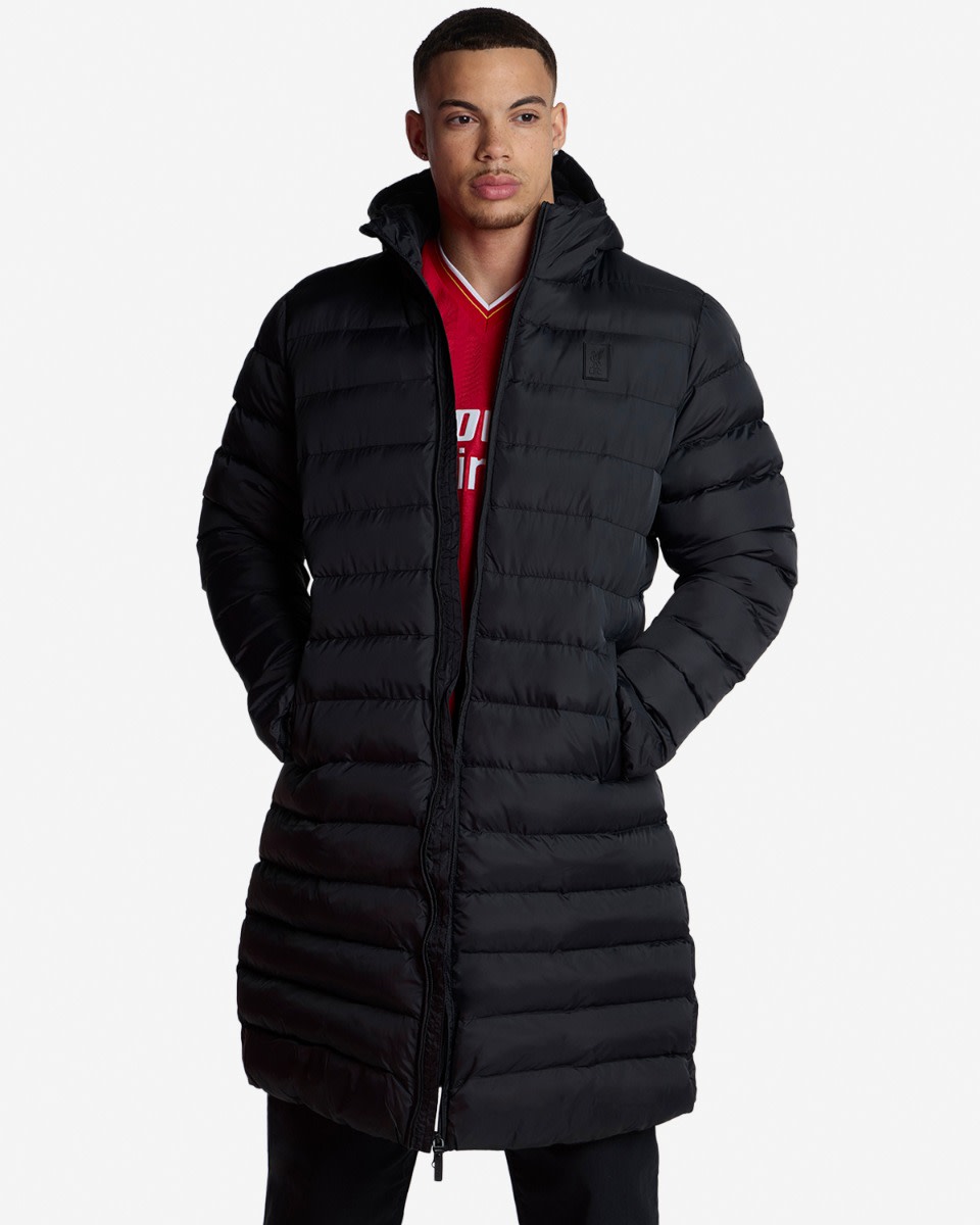 LFC Menns Lang Puffa Jakke Svart - Image 1