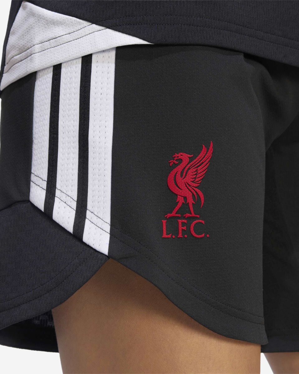 LFC adidas Womens 26/27 Tiro Training Shorts Black - Image 2