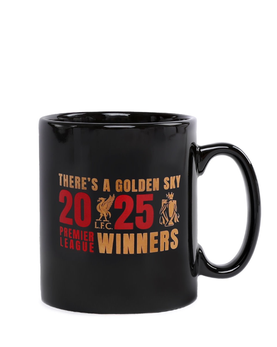 LFC EPL Champions 24/25 Mug Black - Image 1