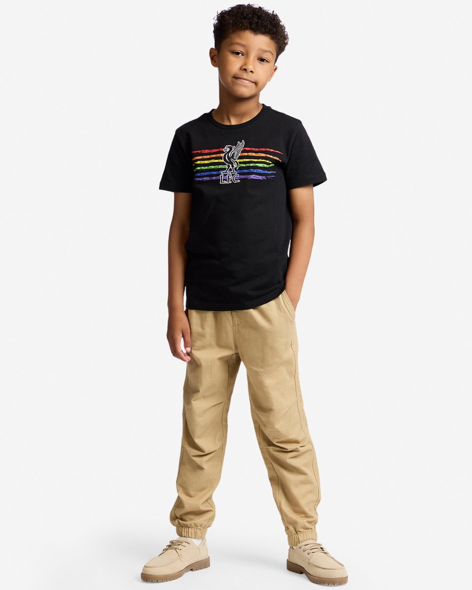 T-shirt Liverbird Pride du LFC Junior, noir - Image 3