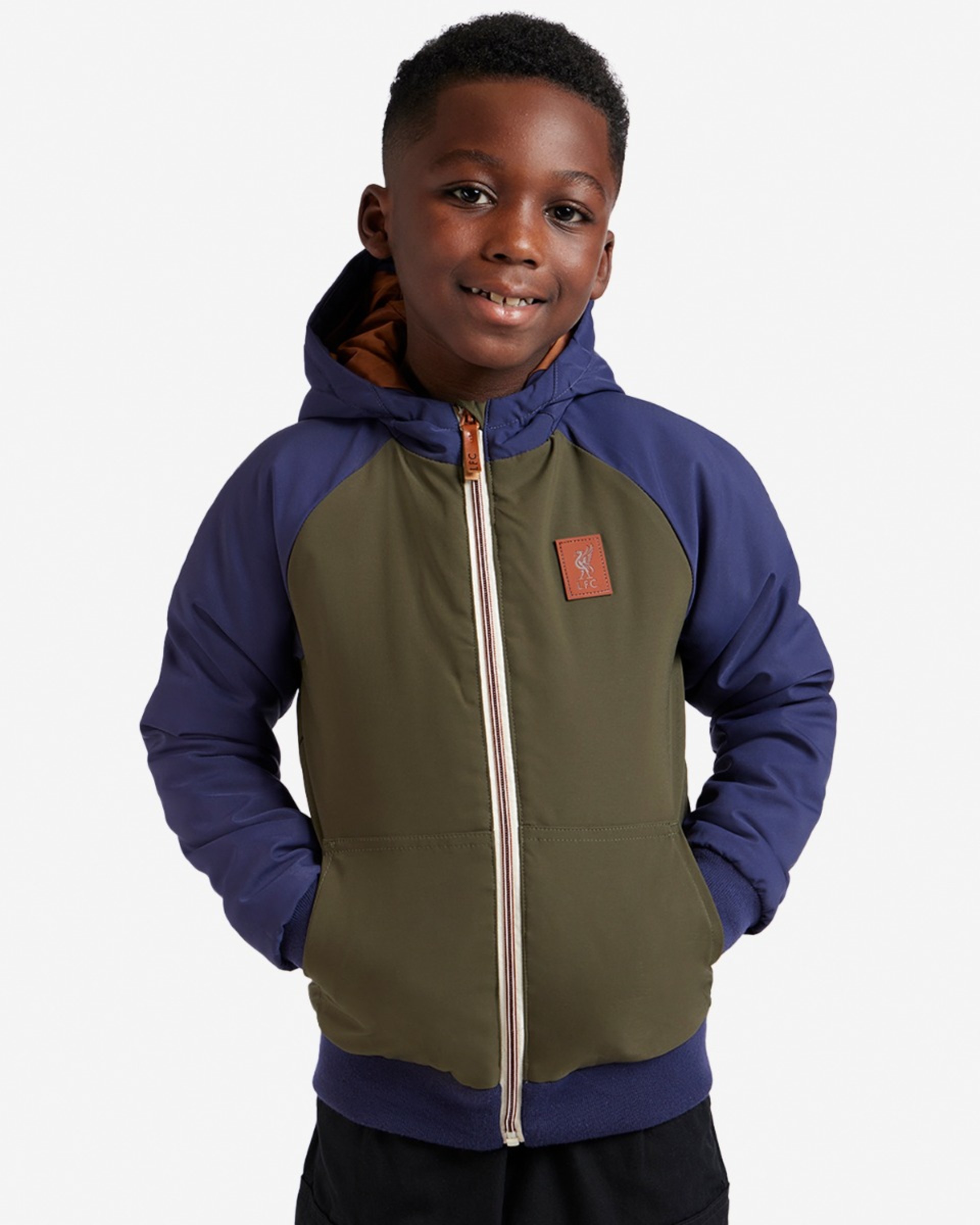JNR COL BLOCK PADDED BOMBER (Skift mig) - Image 1