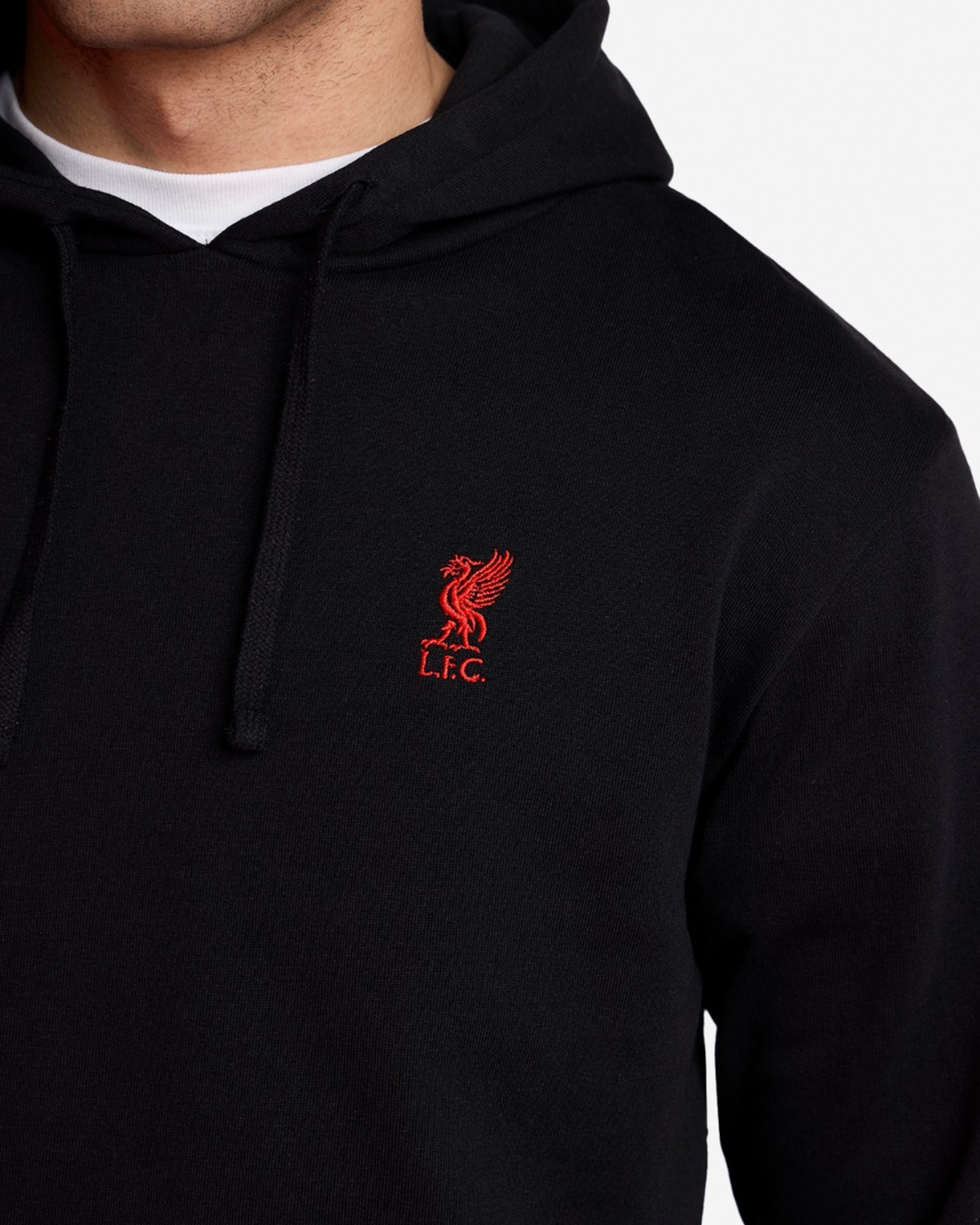 LFC Herre Logo Overhead Hoody Sort - Image 2