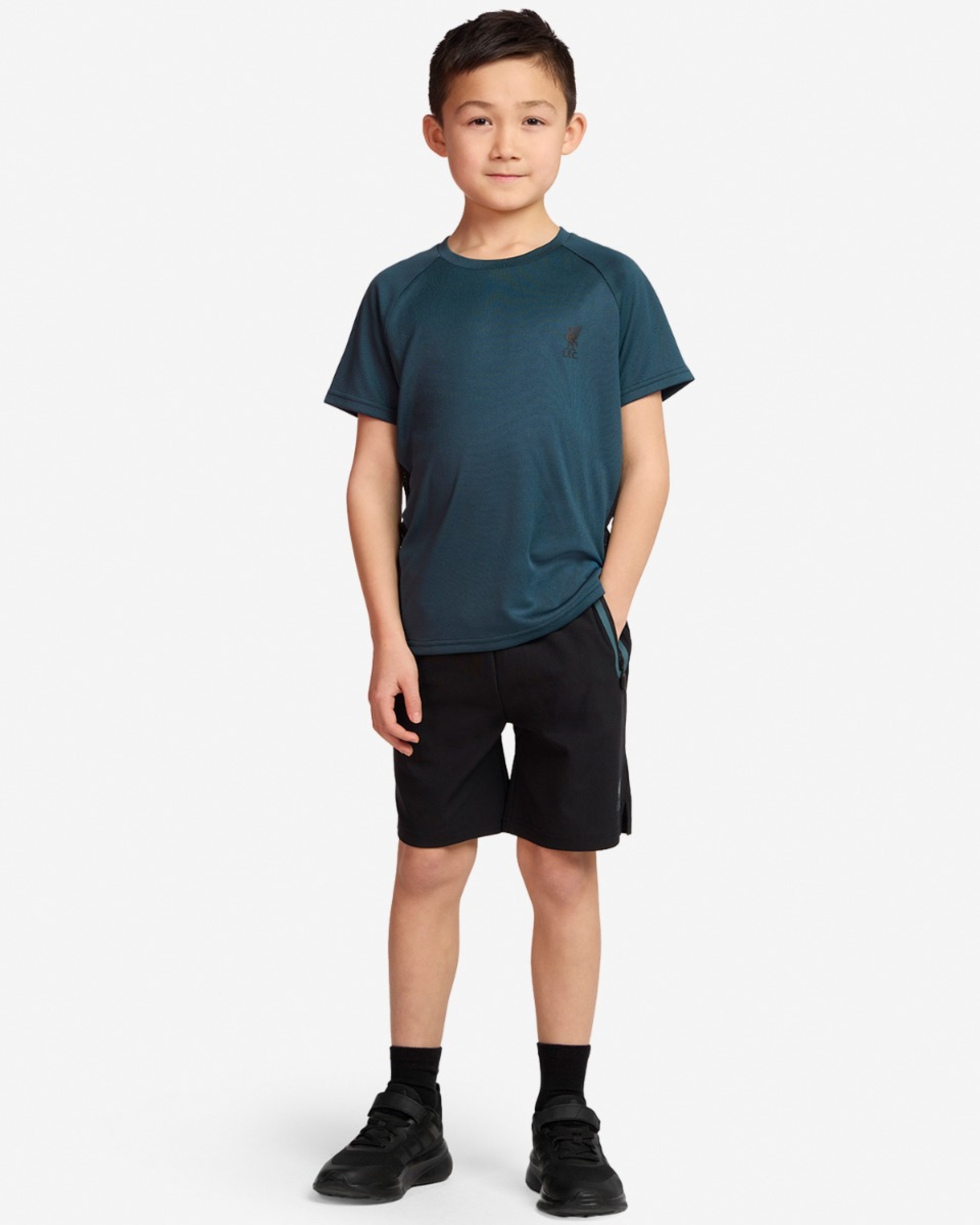 LFC Juniors Panel Raglan Tee Grøn - Image 4