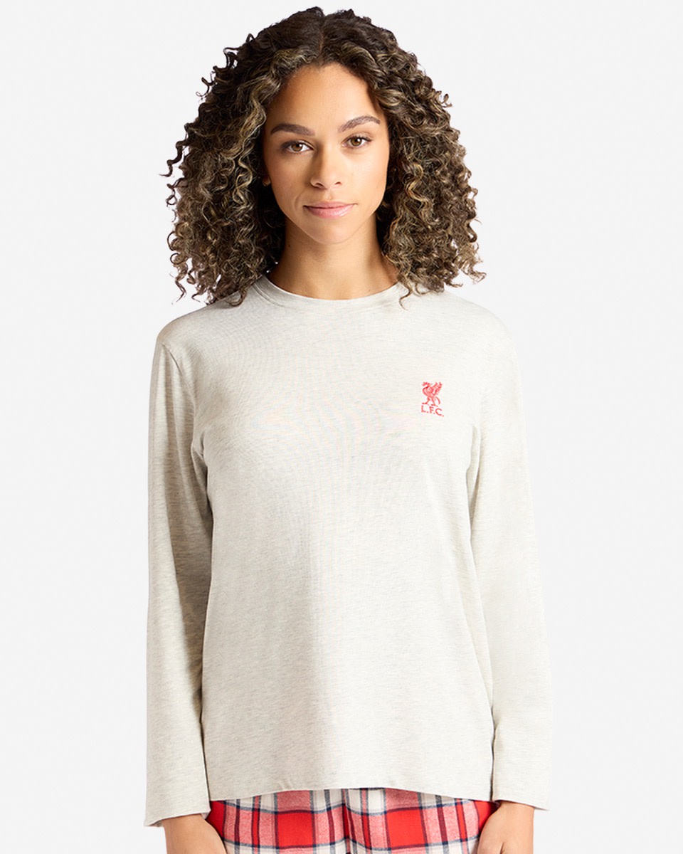 LFC Womens Long Check Pyjama Set - Image 4