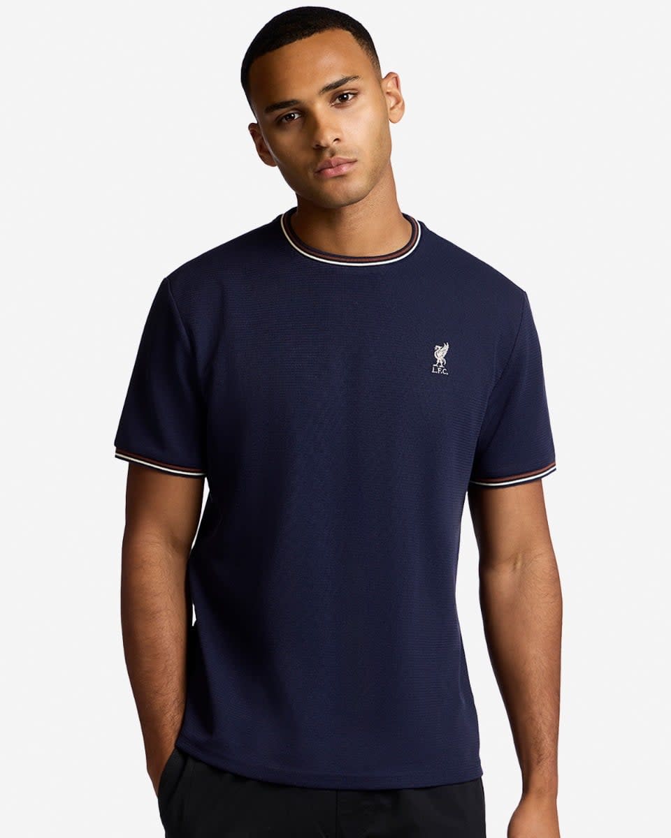 LFC Strukturiertes Herren-T-Shirt Navy - Image 1