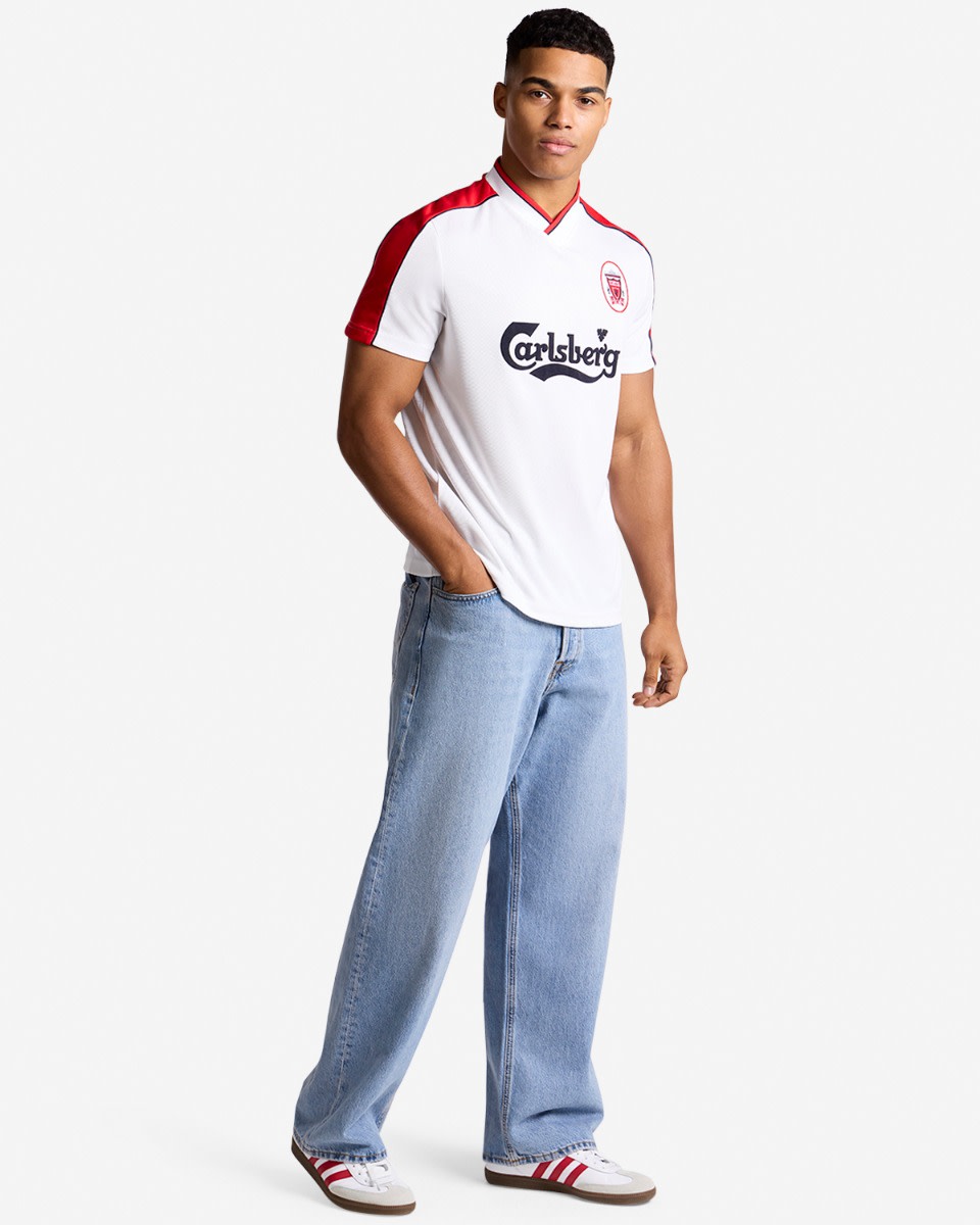 LFC 어덜트 레트로 98-99 어웨이 셔츠 - Image 3