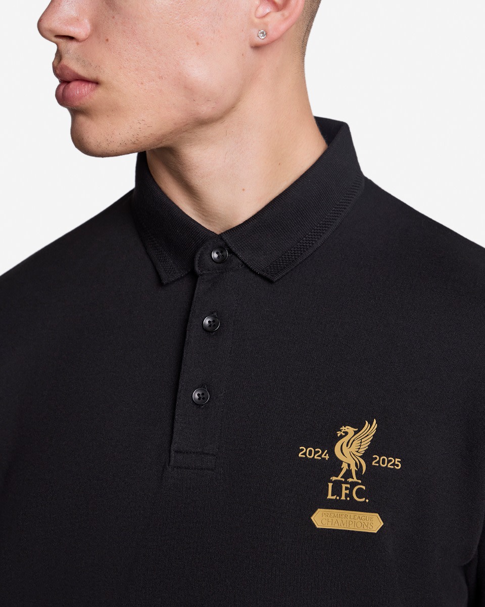 LFC Mens Champions Polo Black - Image 2