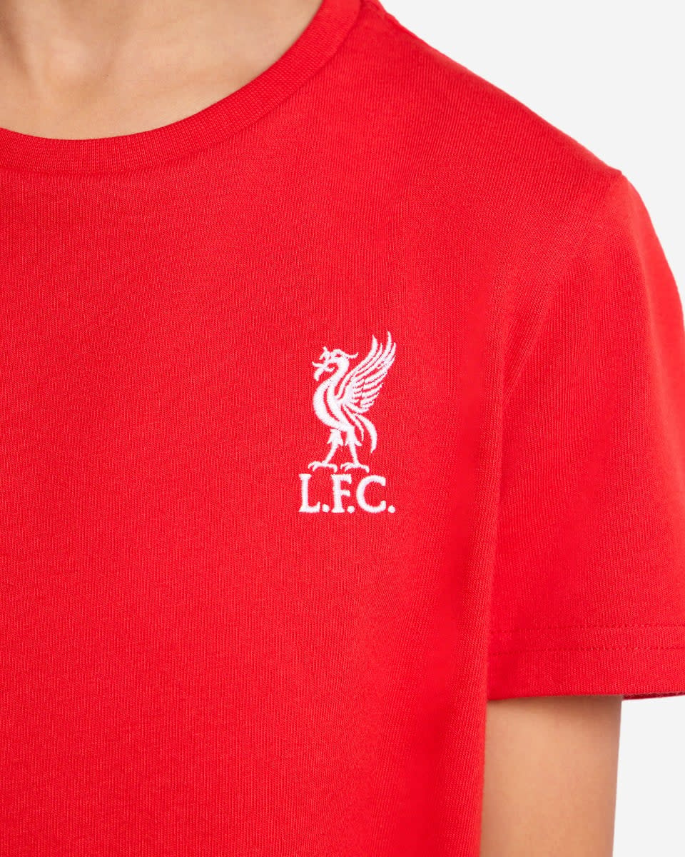 LFC 青少年利物鸟 T 恤红色 - Image 3