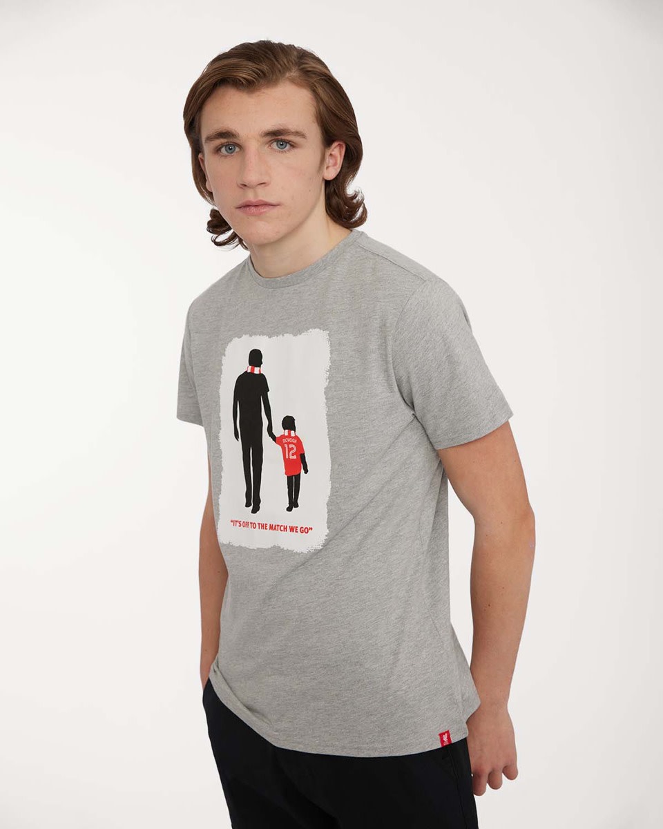 LFC Adults Owen McVeigh Foundation T-Shirt Grey - Image 2