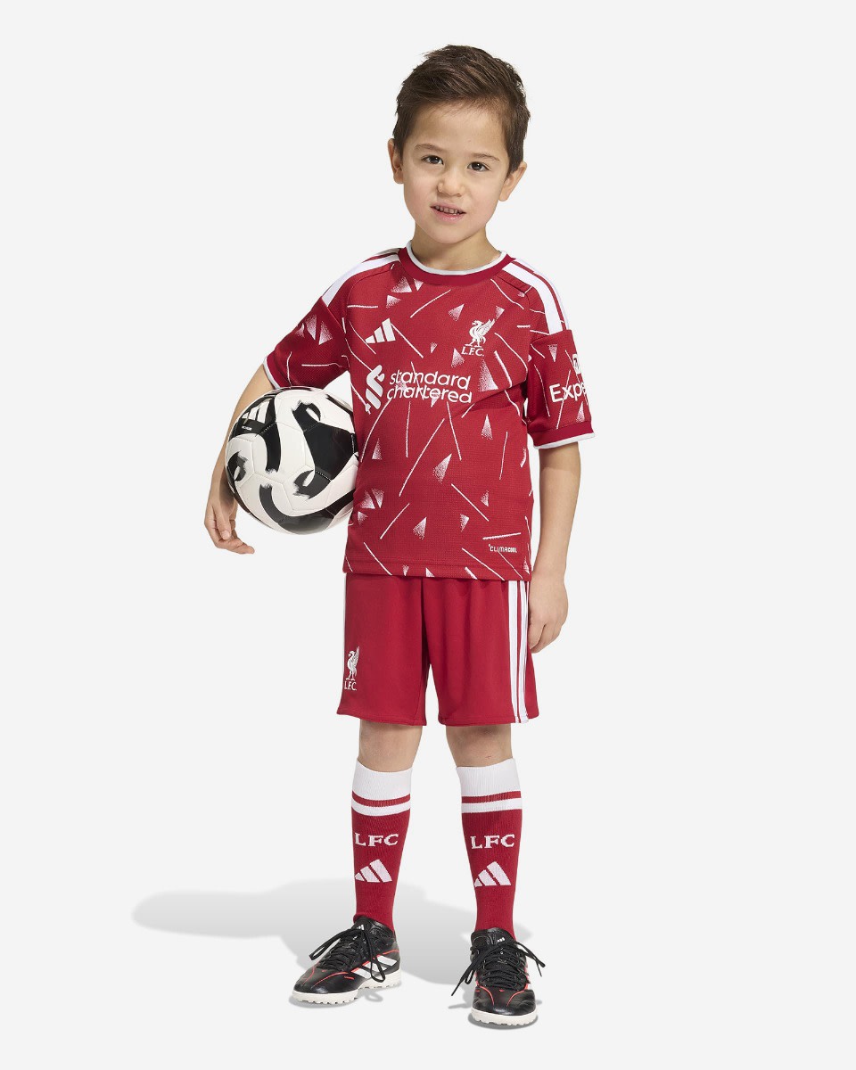 LFC adidas Kids 26/27 Home Mini Kit - Image 3