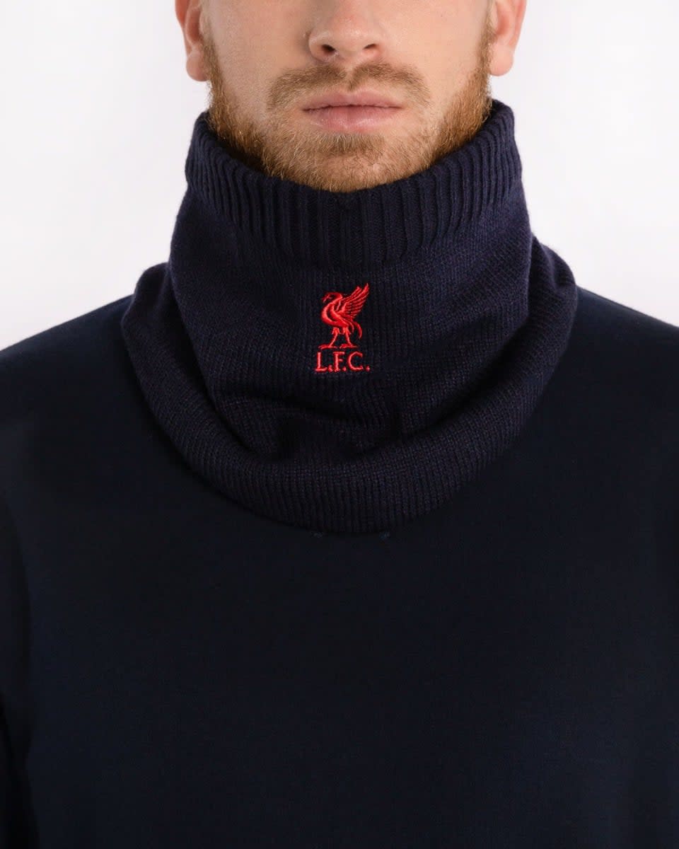 LFC Essentials Strikket Snood Navy - Image 1