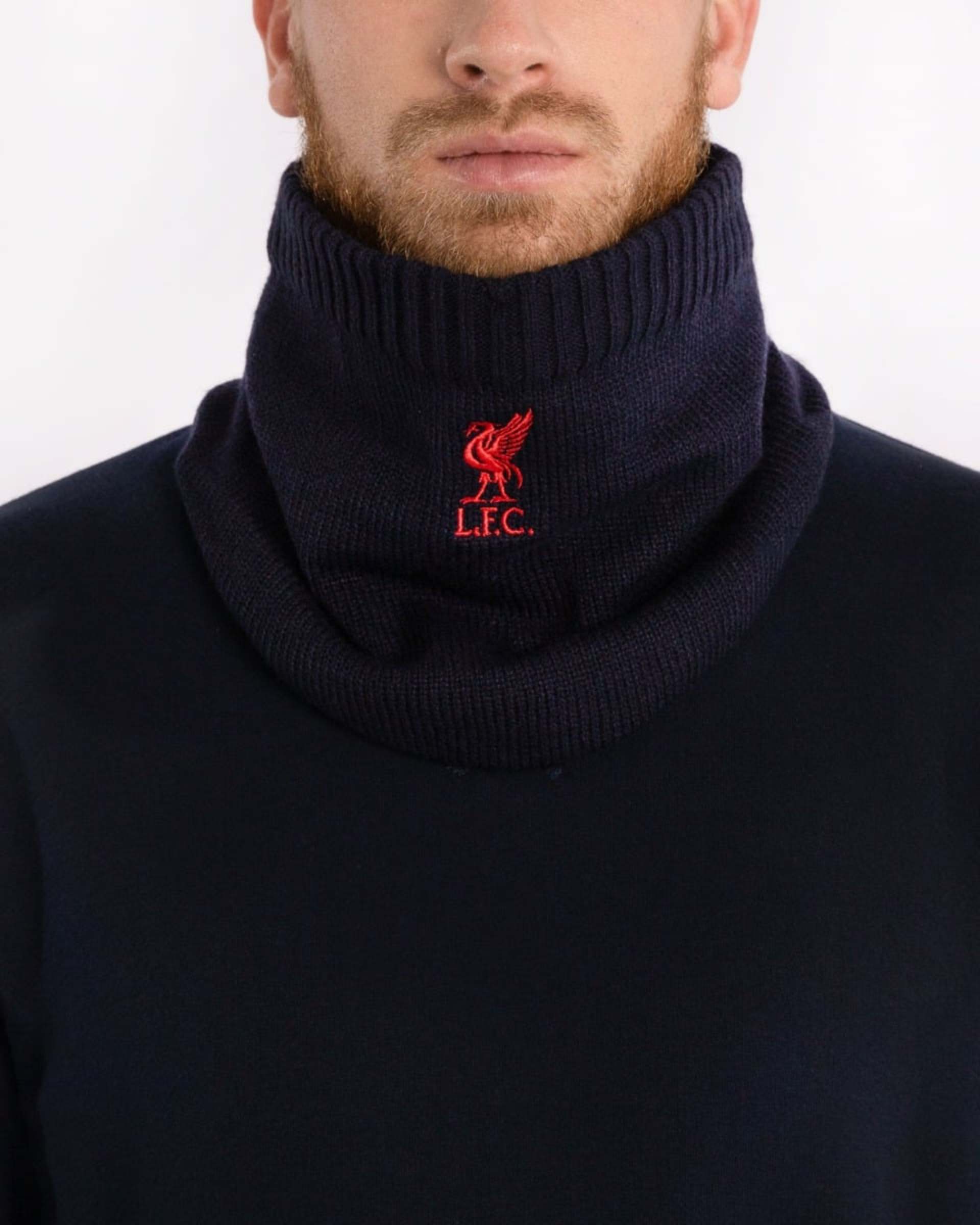 LFC Essentials Strikket Snood Navy - Image 1