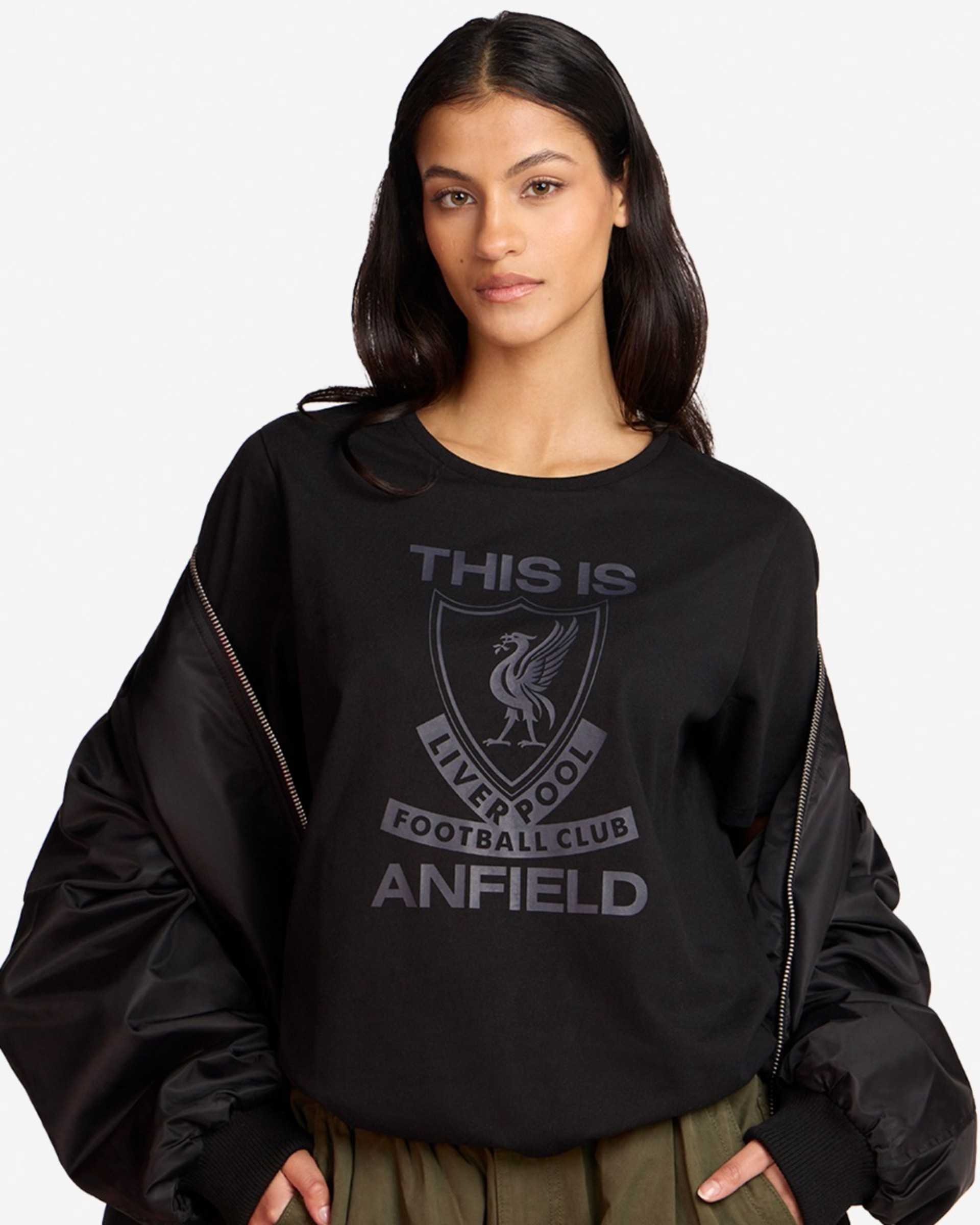 LFC TIA Damen-T-Shirt Schwarz - Image 1