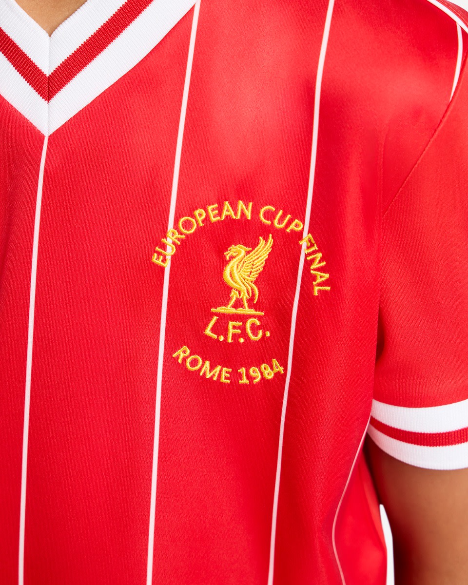 LFC Retro Junior 1984 Rome Home Shirt - Image 4