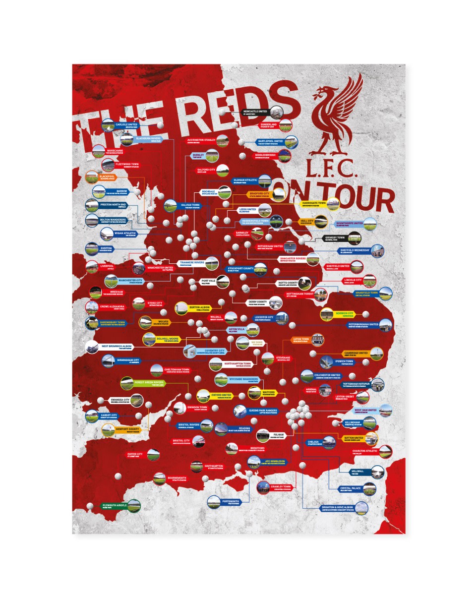 LFC Away Days skrabevæggsoversigt - Image 1