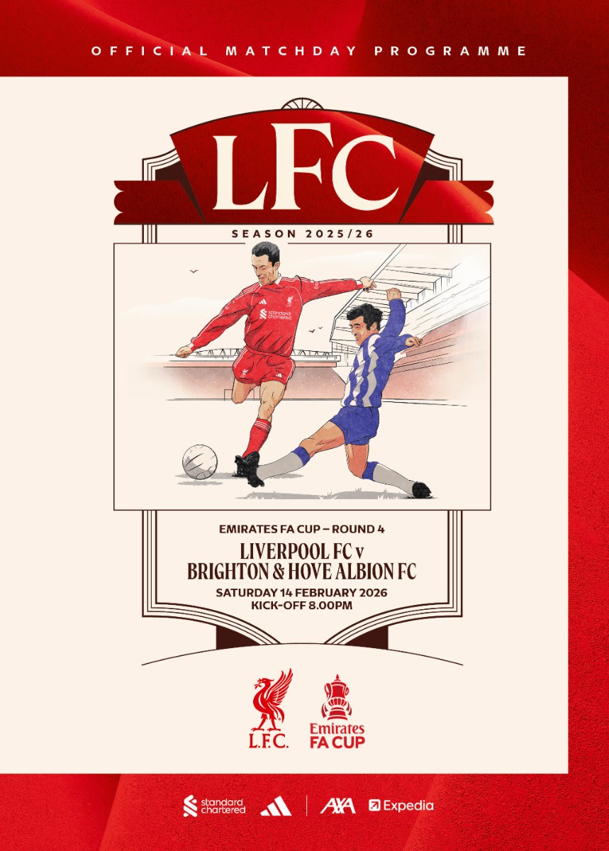 マッチデープログラム-LFC vs ブライトン-FAカップ-2026年2月14日 - Image 1