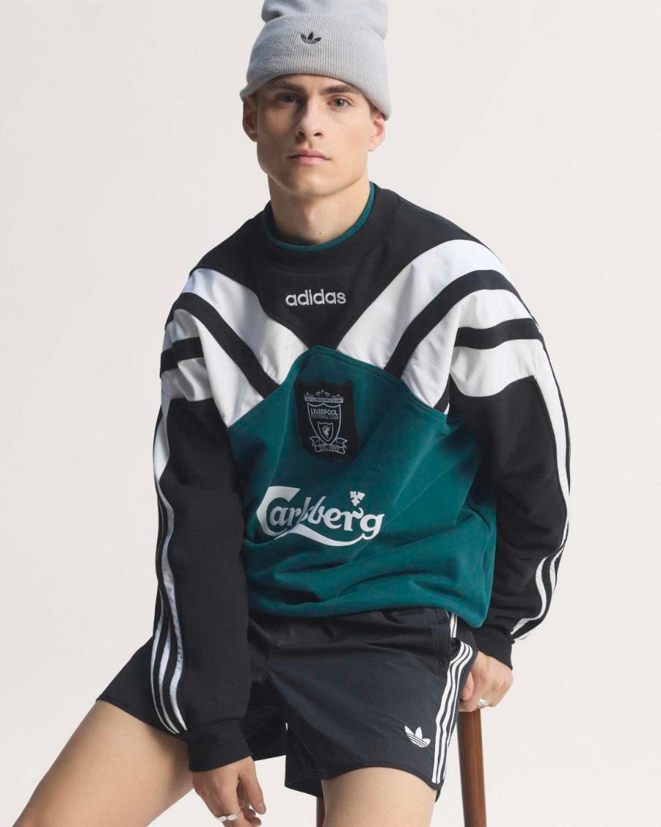 LFC adidas Bringback 95-96 Adults Crew Sweat - Image 3