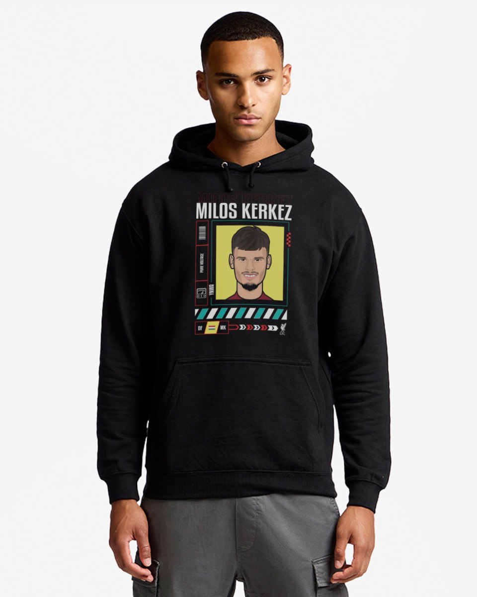 LFC 25/26 Kerkez Hoodie für Erwachsene Schwarz - Image 1