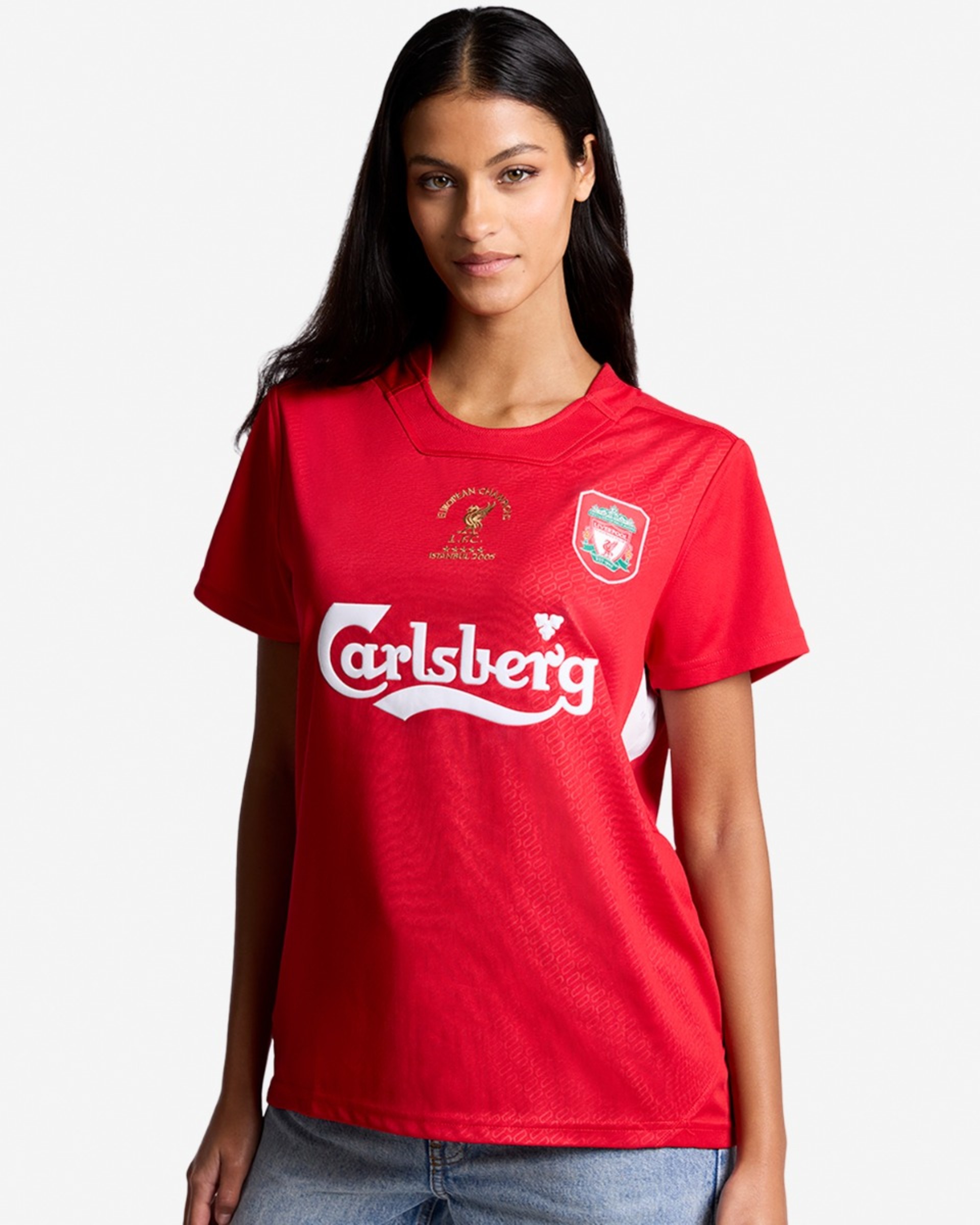 LFC Retro 2005 Istanbul skjorte til kvinder - Image 1