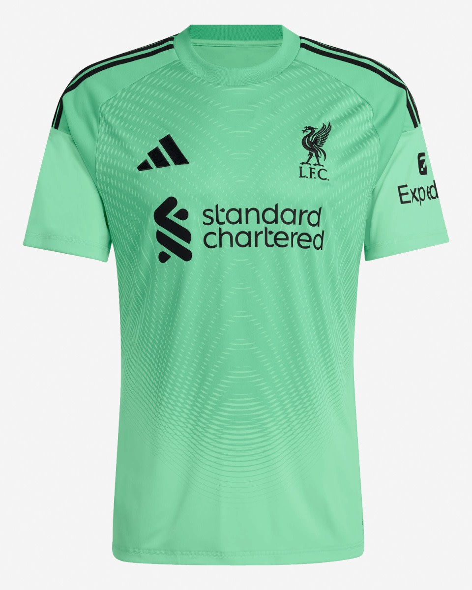 LFC adidas Youth 25/26 Heimtorwarttrikot, kurzärmlig - Image 1