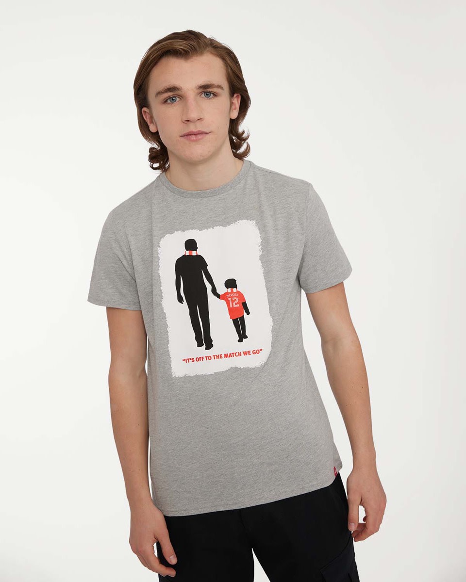 LFC Adults Owen McVeigh Foundation T-Shirt Grey - Image 1
