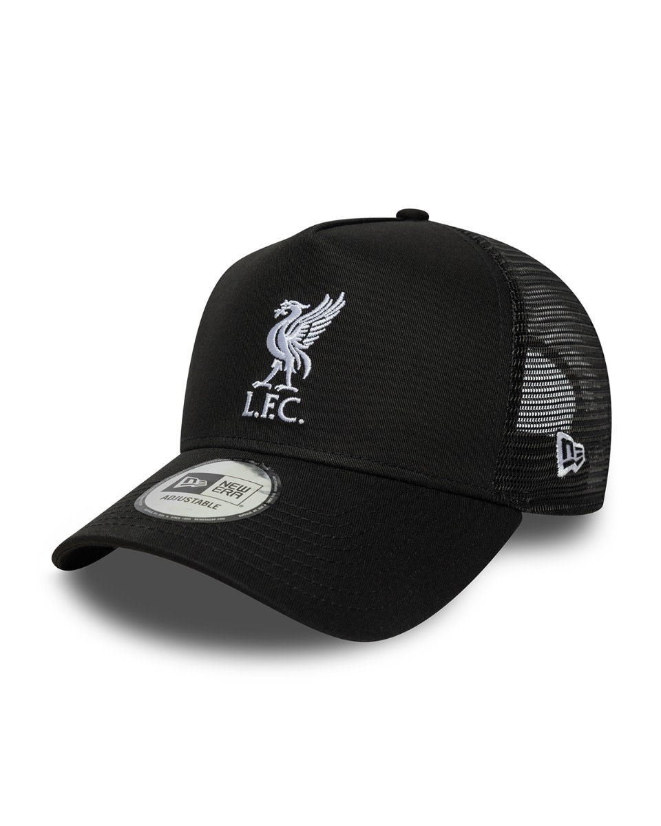 LFC New Era TRUCKER Liverbird Cap Black - Image 1