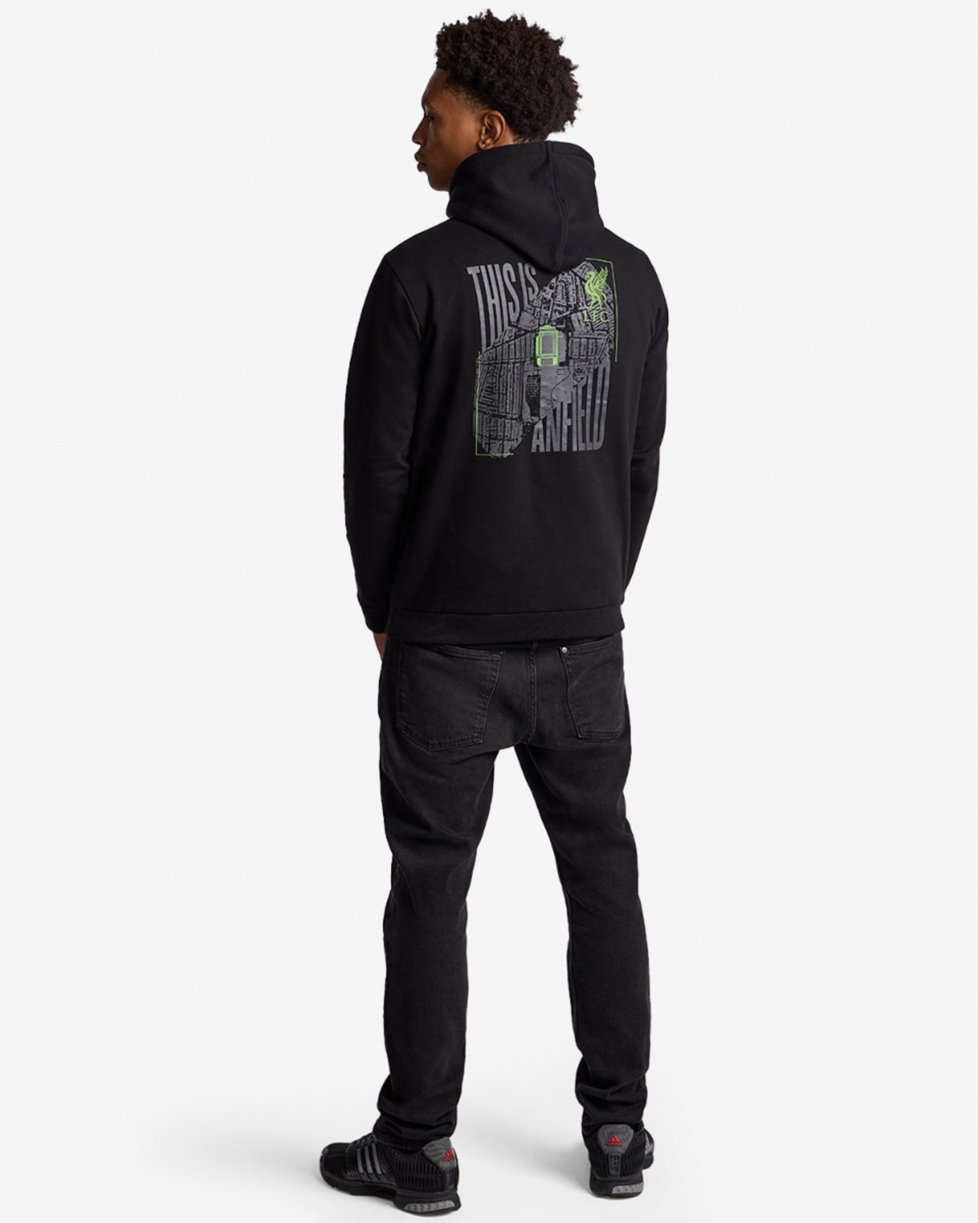 Sudadera con capucha LFC Anfield para hombre, color negro - Image 3