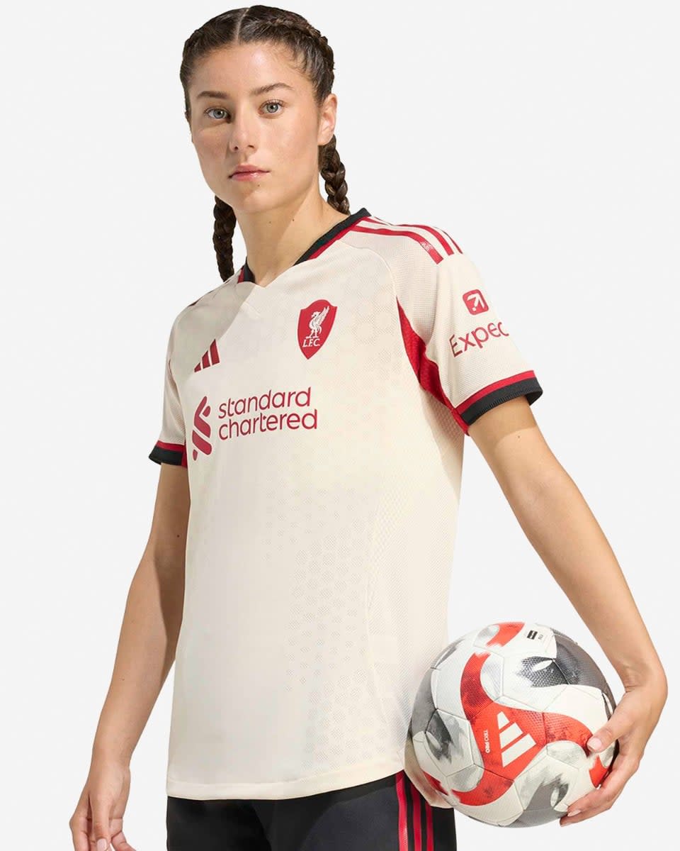 LFC adidas Womens 25/26 Authentic Away Jersey - Image 1
